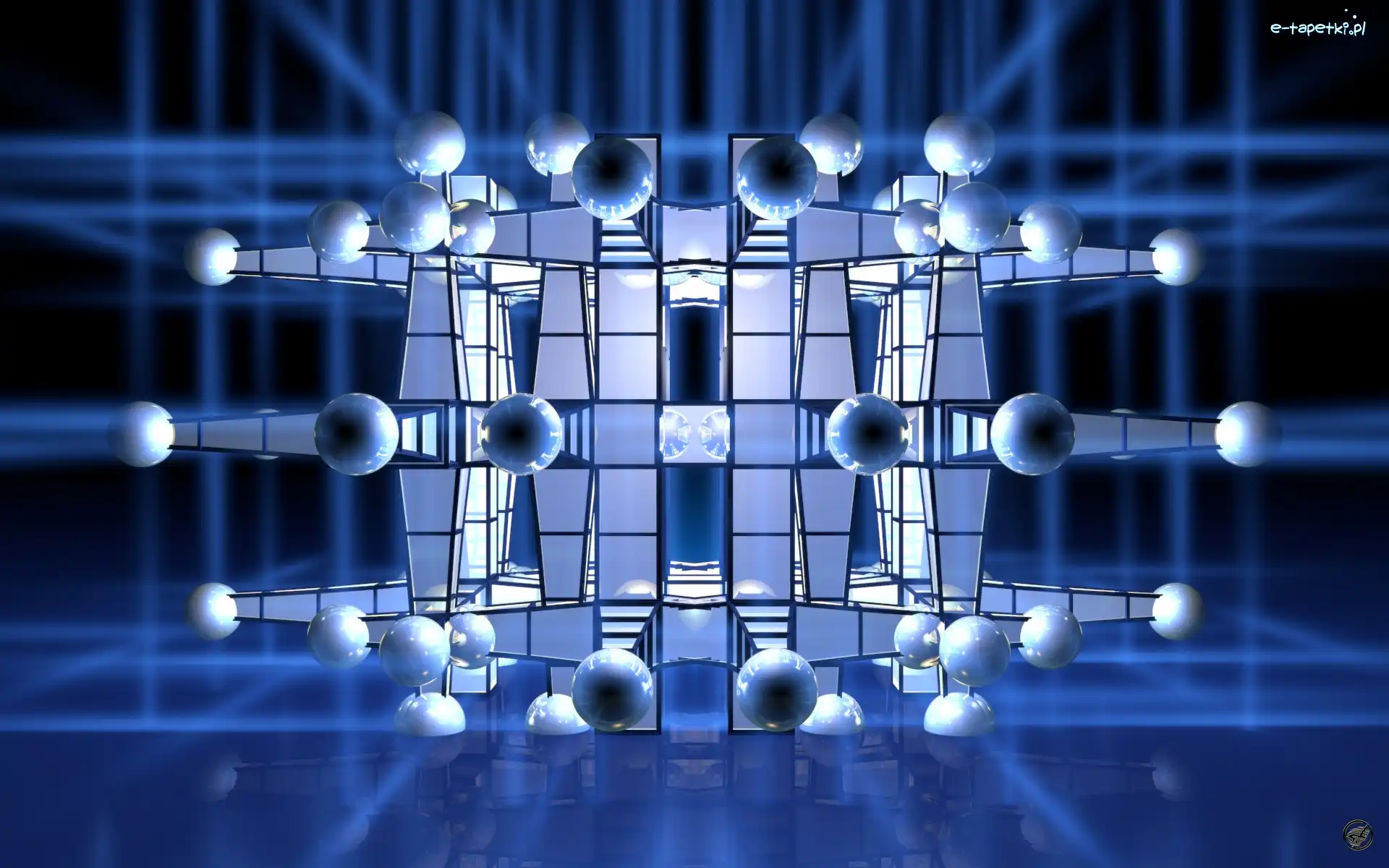 Wektorowa, 3D, Abstrakcja