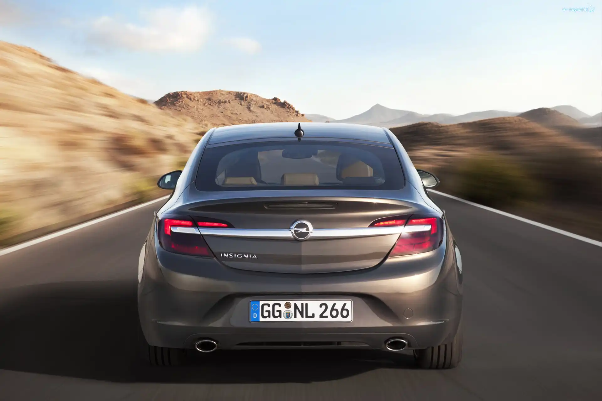 2013, Tył, Facelifting, Opel Insignia