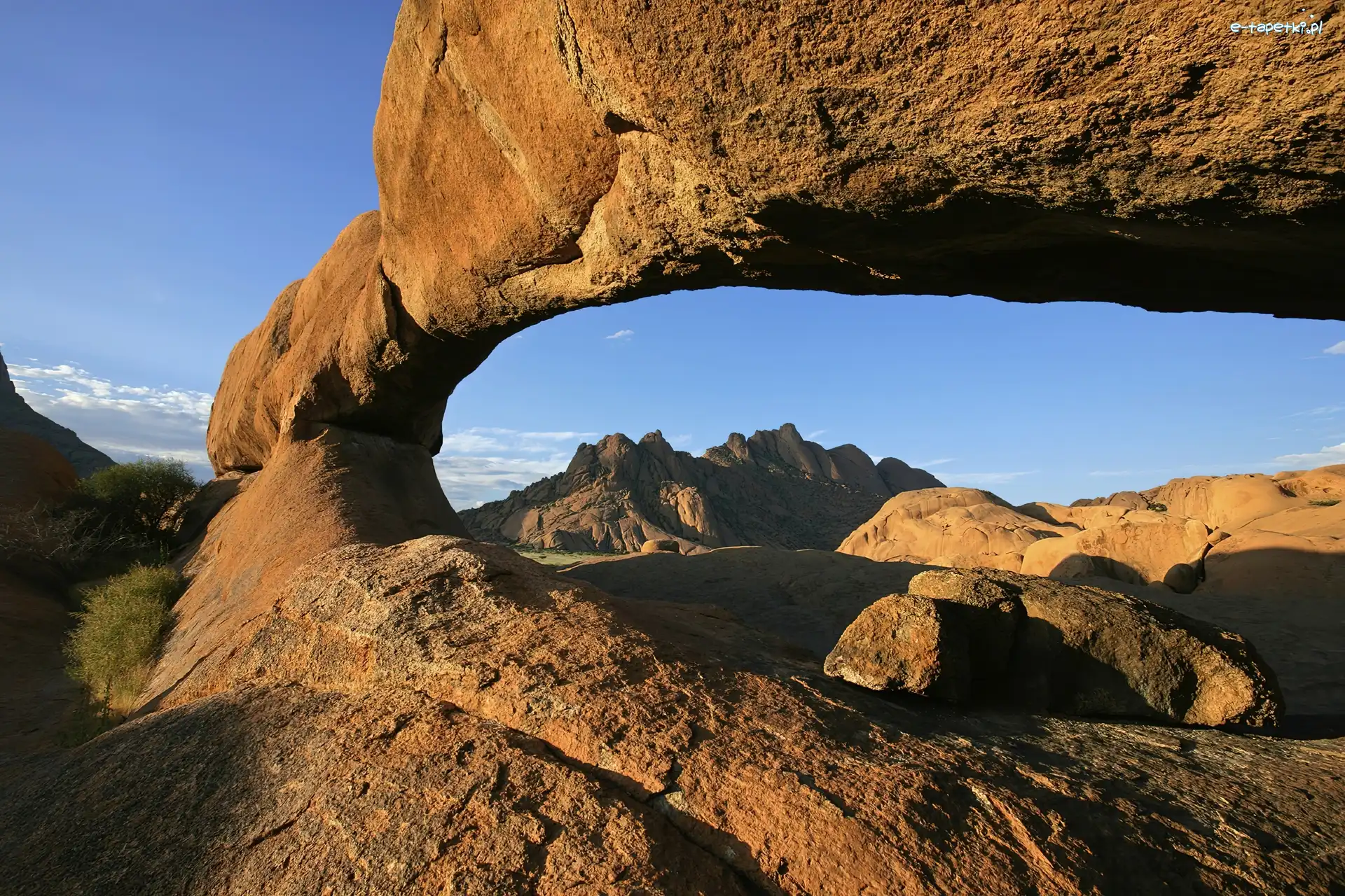 Wisząca, Namibia, Skała, Góry
