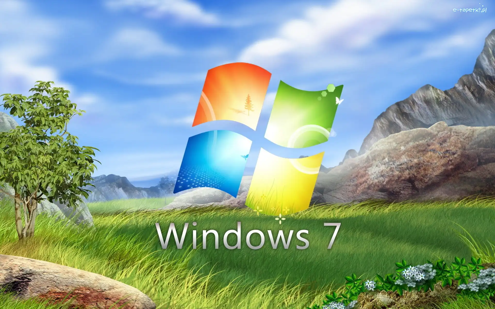Krajobraz, Seven, Windows