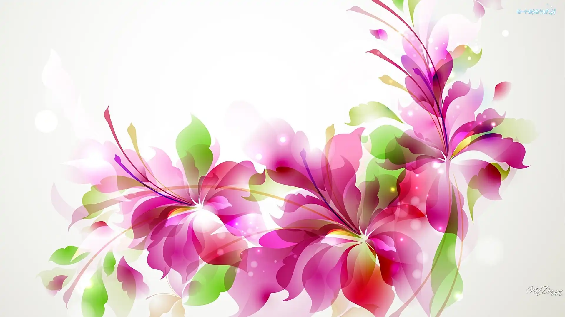Grafika, Kwiaty
