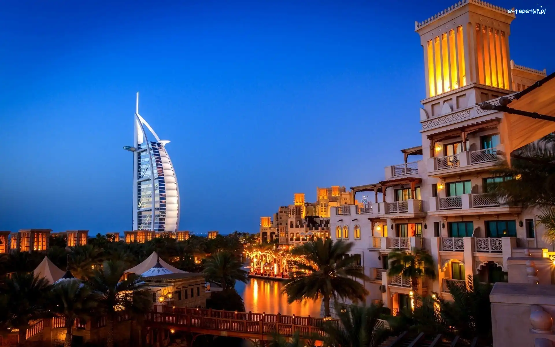 Zjednoczone Emiraty Arabskie, Domy, Dubaj, Burj Al Arab, Hotele