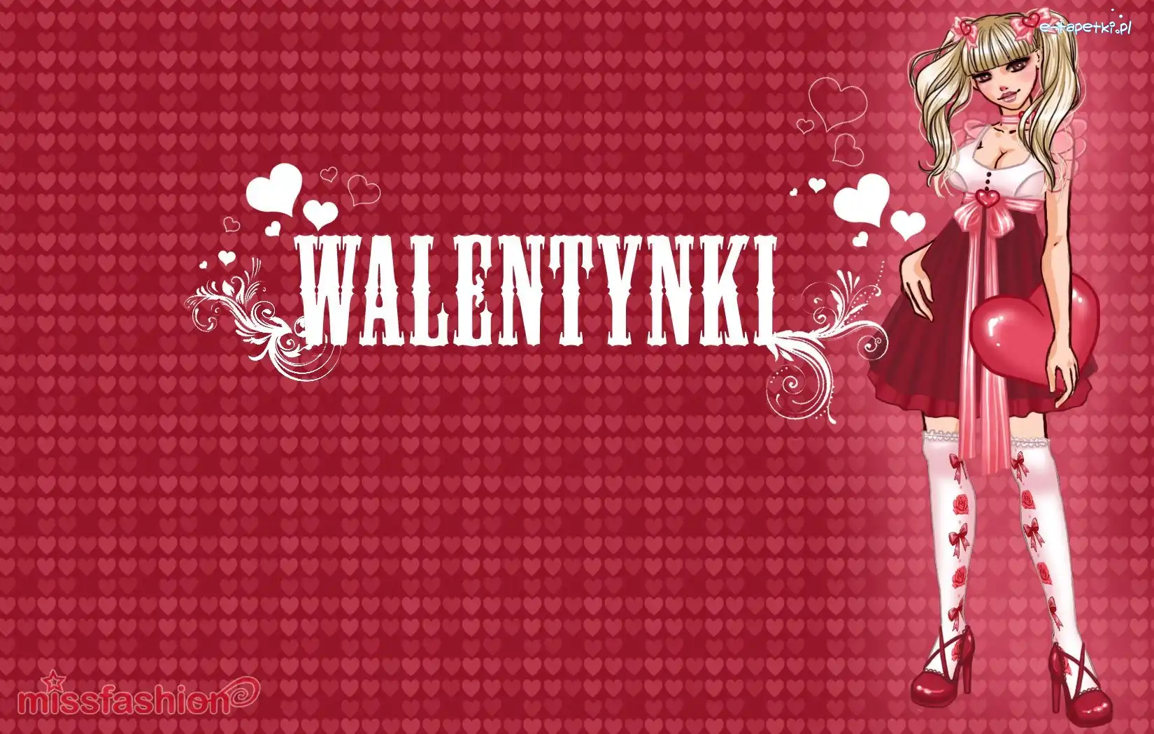 Internetowa, Walentynki, MissFashion, Gra