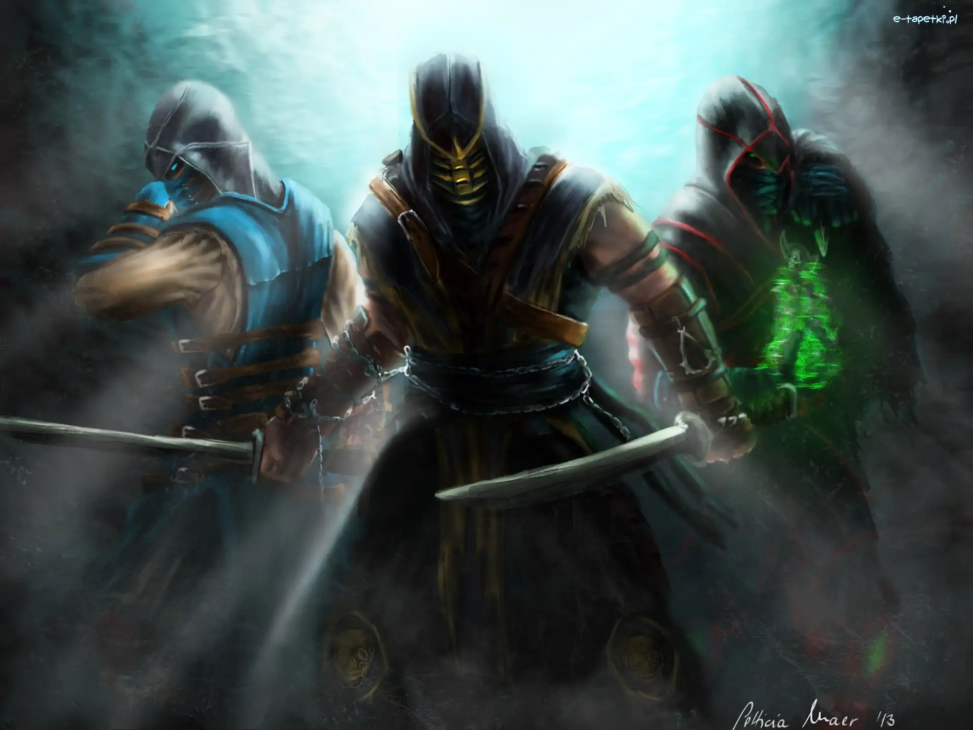 Sub-Zero, Ermac, Scorpion, Mortal Kombat