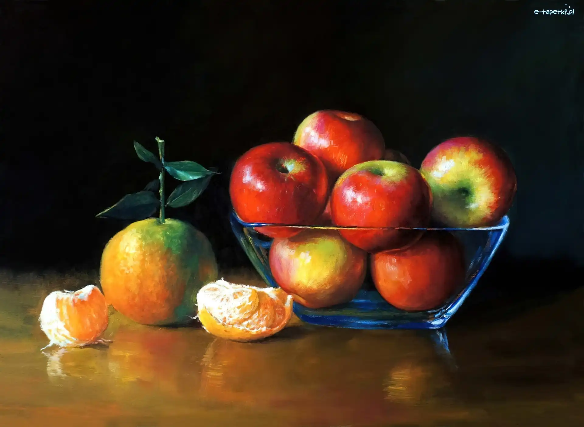 Pomarańcze, Jabłka, Obraz