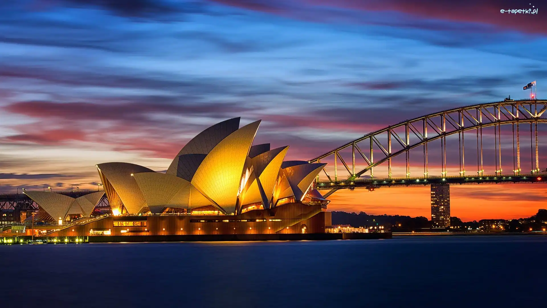 Sydney, Most Sydney Harbour Bridge, Sydney Opera House, Australia