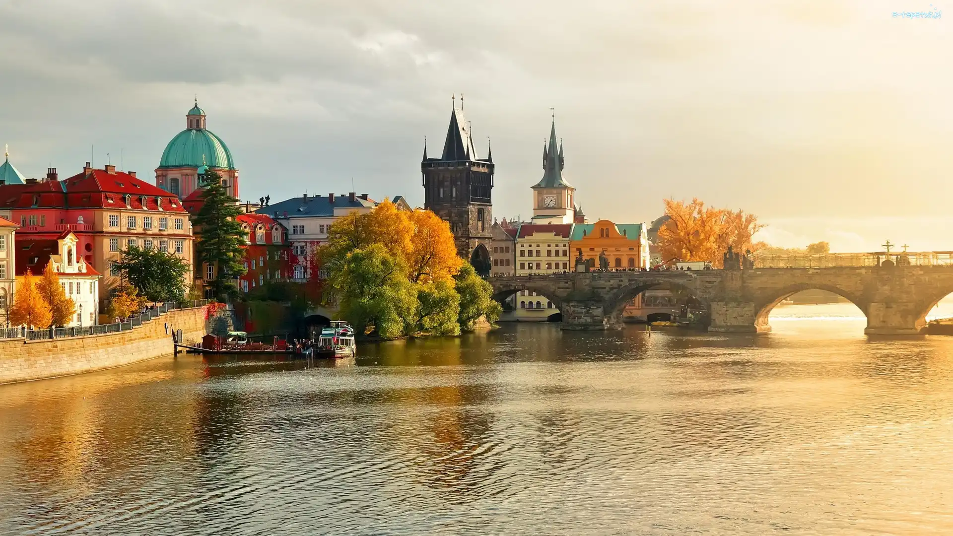Rzeka, Europa, Miasto, Most, Praga, Czechy