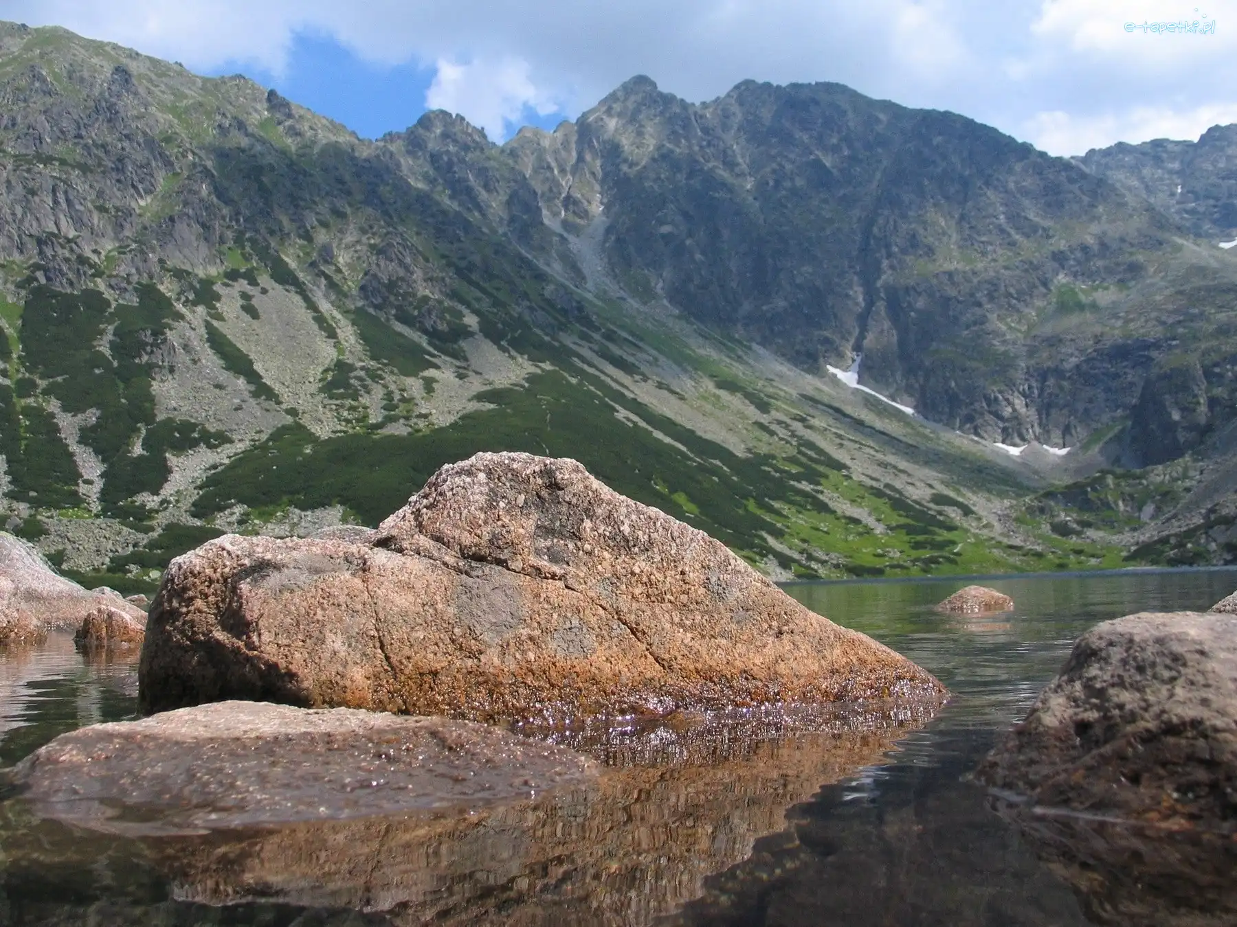 Jezioro, Skały, Góry