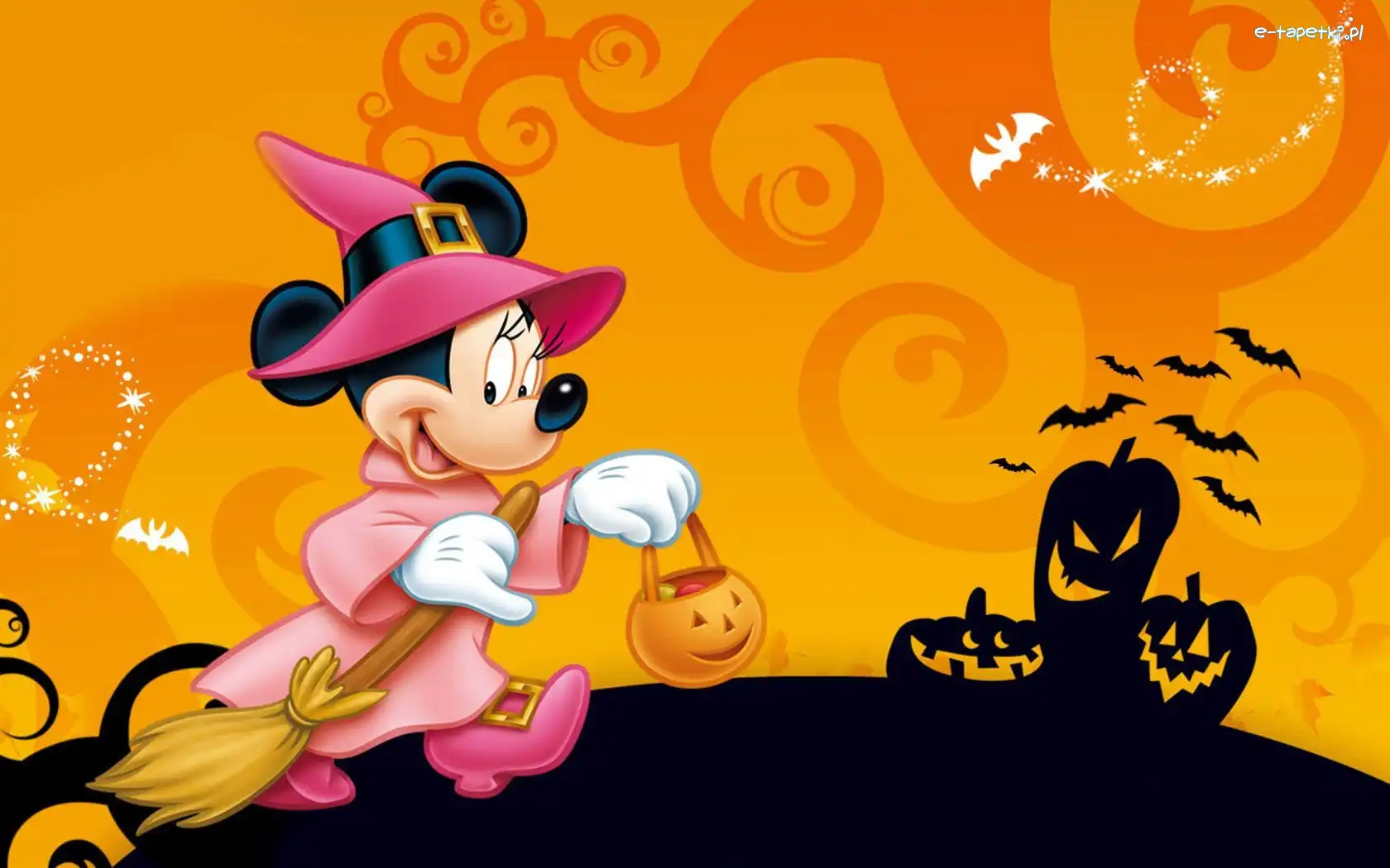 Miki, Halloween, Minnie, Myszka