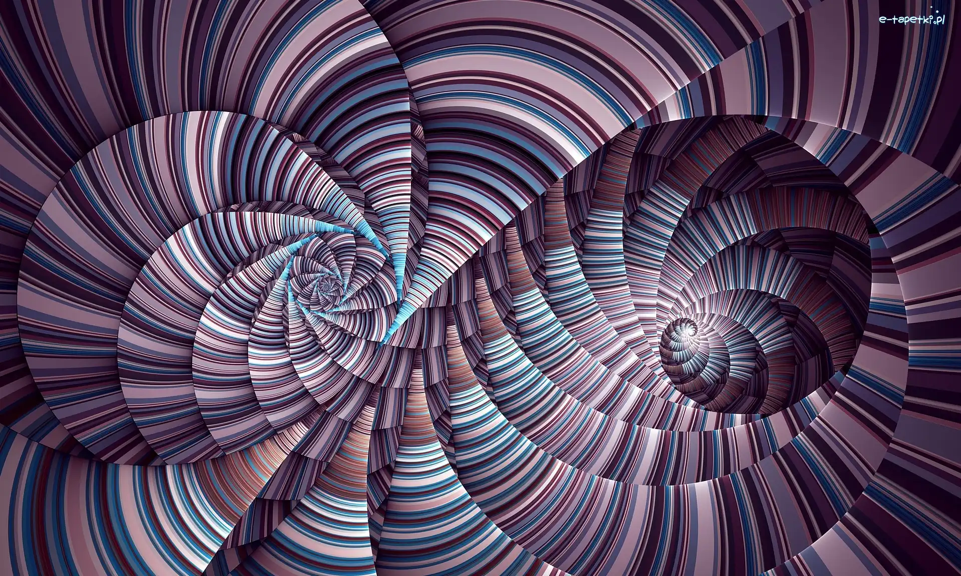 Abstrakcja, Paski, Spirale
