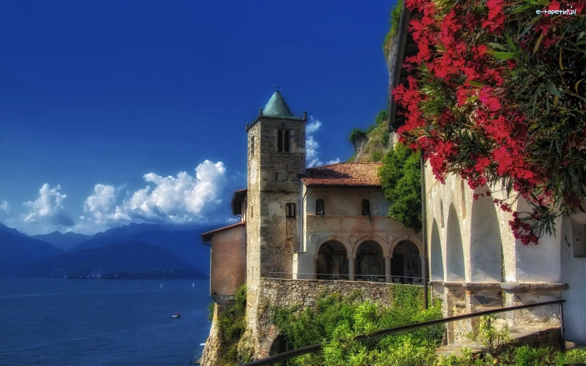 Jezioro, Klasztor, Santa Caterina del Sasso