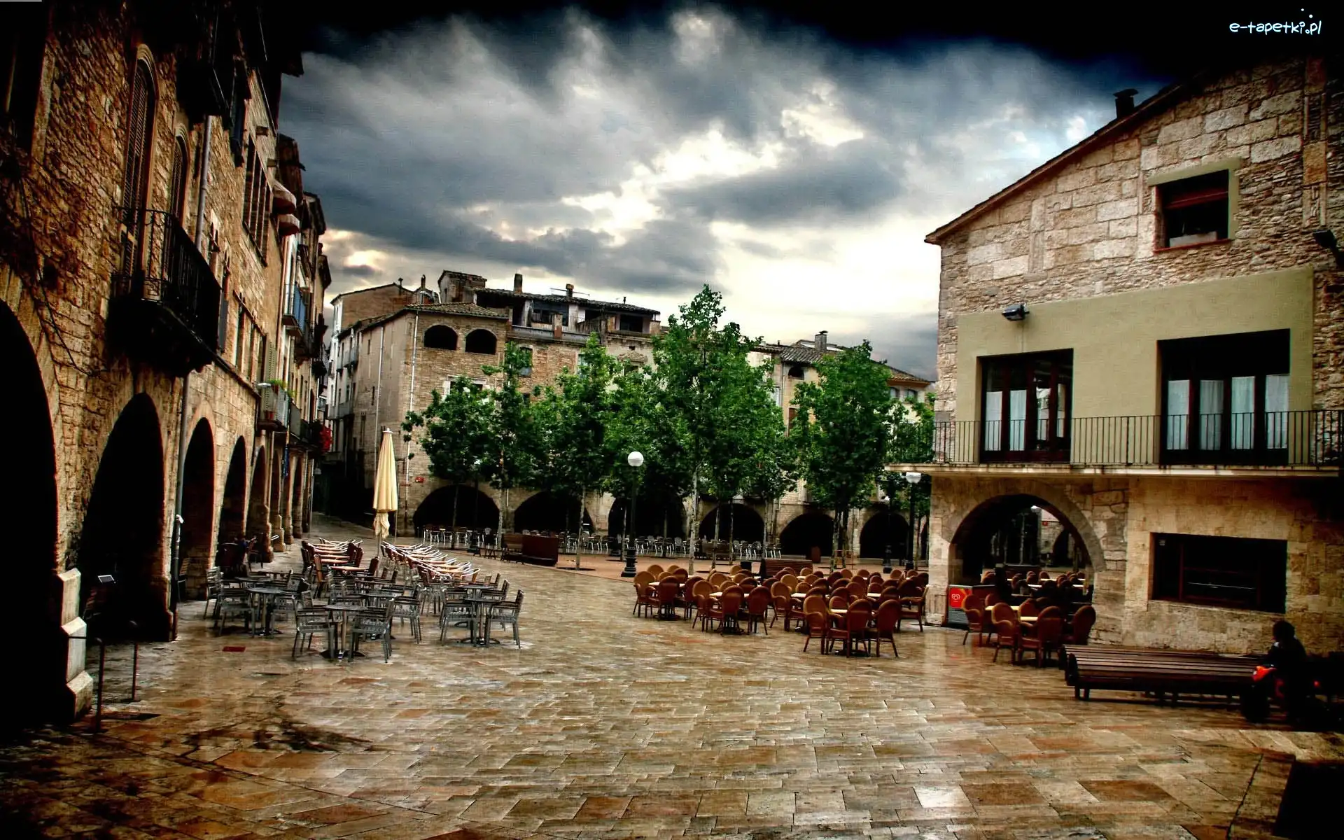 Restauracje, Hiszpania, Girona, Domy