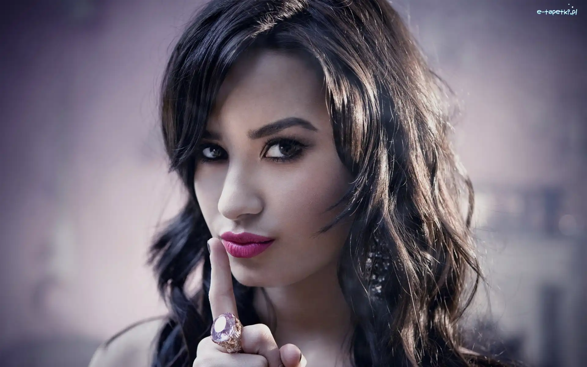 Piękna, Makijaż, Kobieta, Demi Lovato, Biżuteria