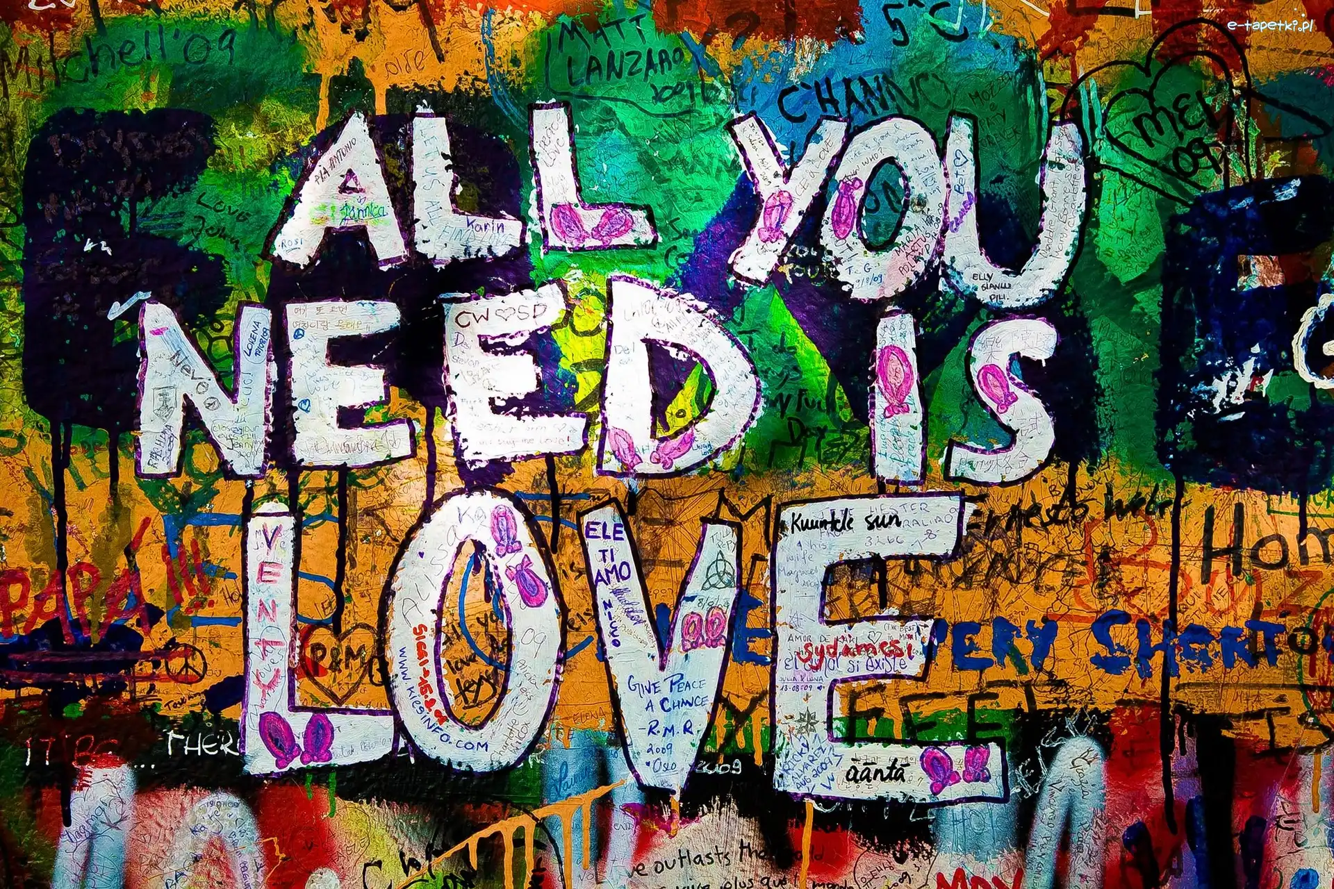 Graffiti, Napis