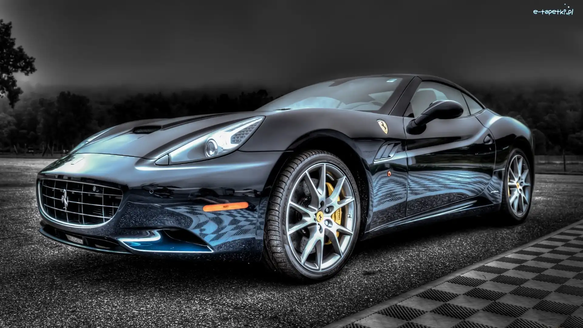 Szachownica, Ferrari, HDR