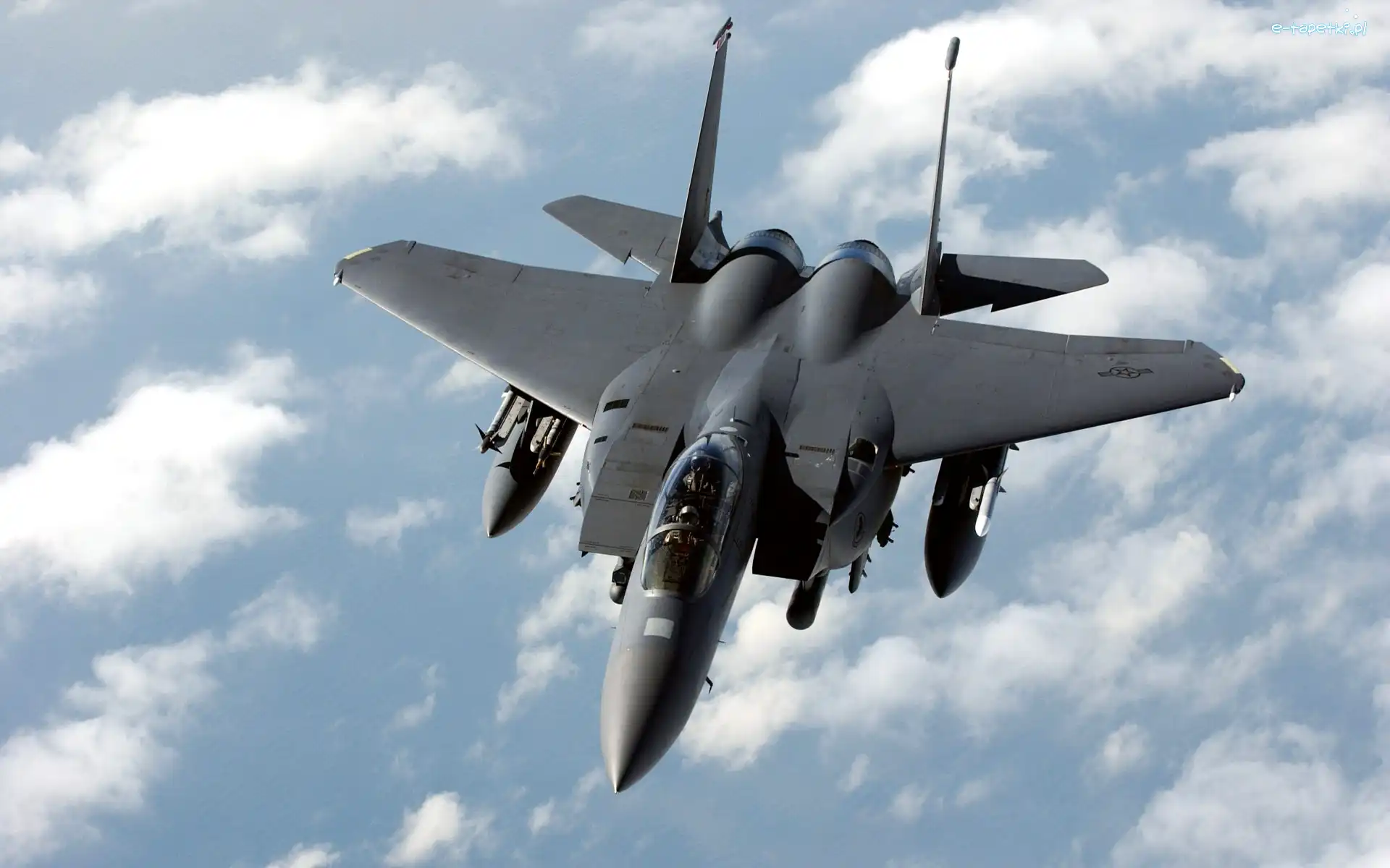 Myśliwiec, Chmury, F-16, Samolot