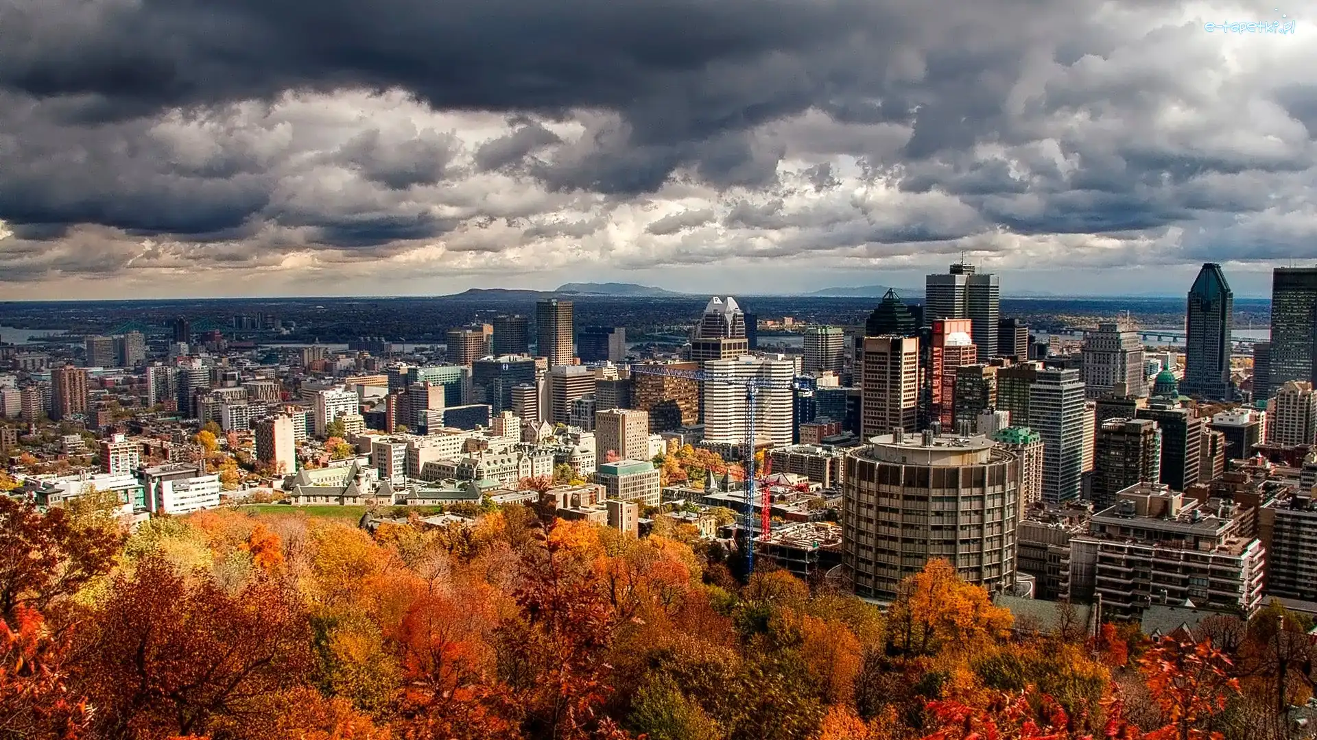 Chmury, Miasto, Montreal