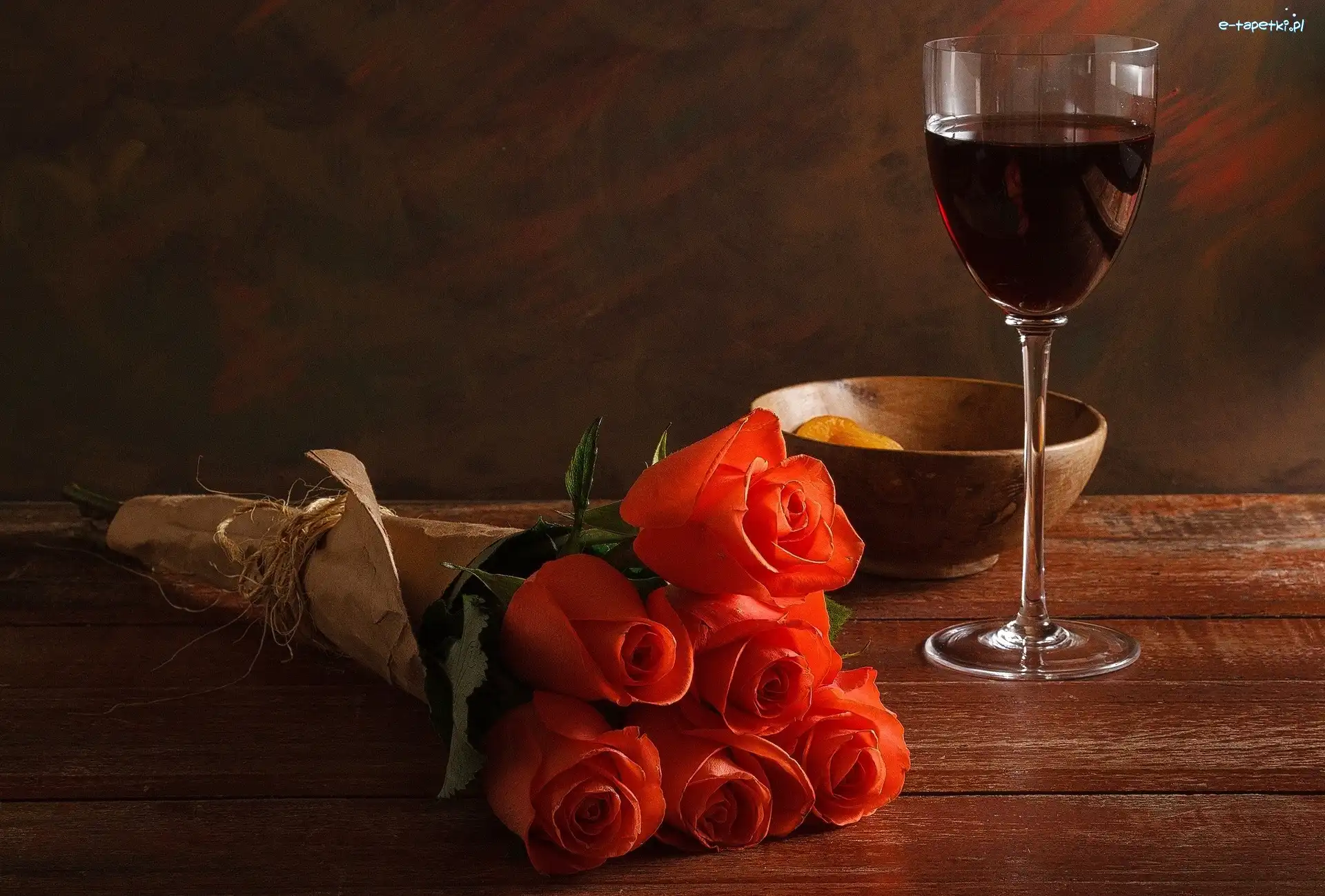 Wino, Kieliszek, Róże