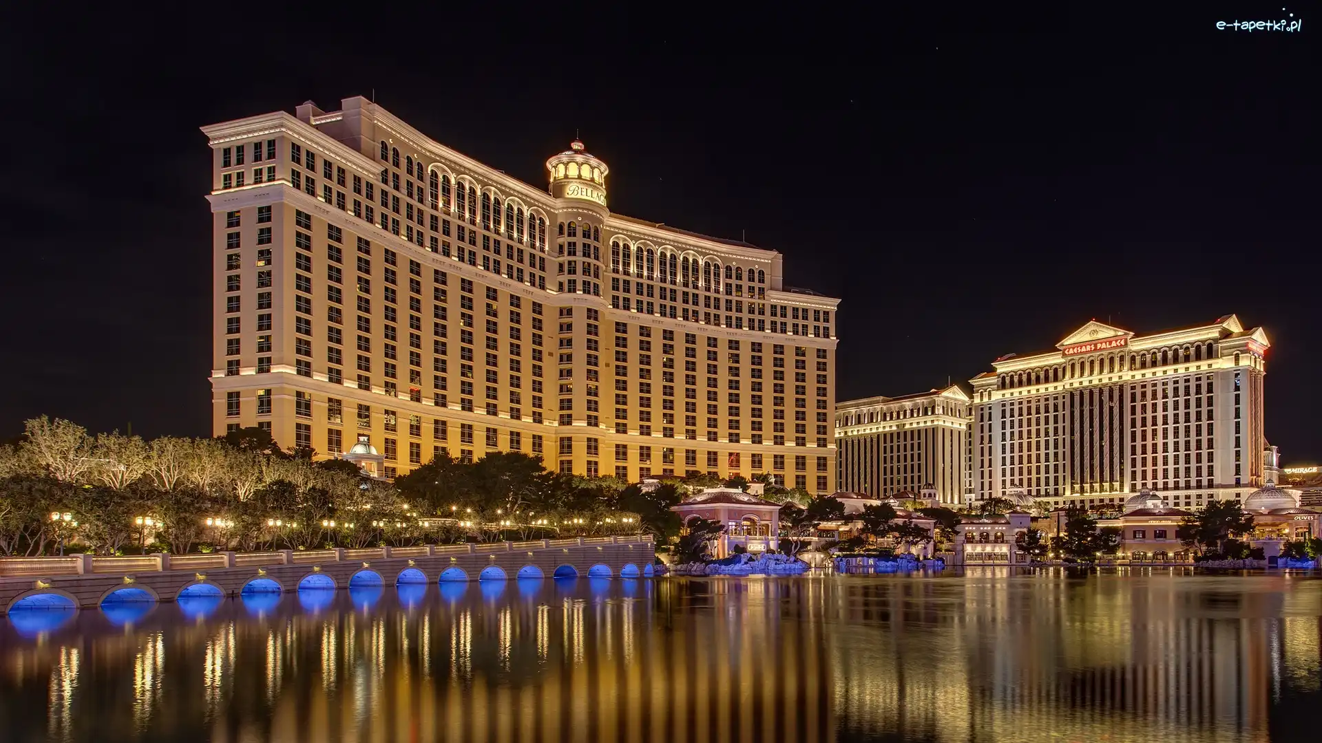 Bellagio, Noc, Las Vegas, Hotel