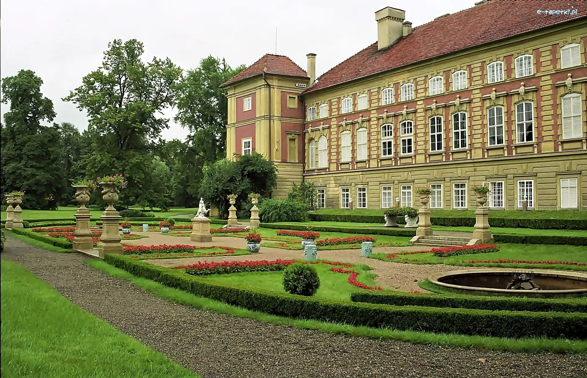 Łańcut, Park, Pałac, Polska, Podkarpacie