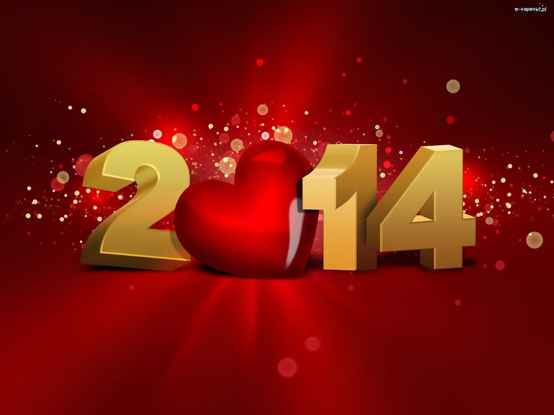 2014, Rok, Nowy, Serduszko