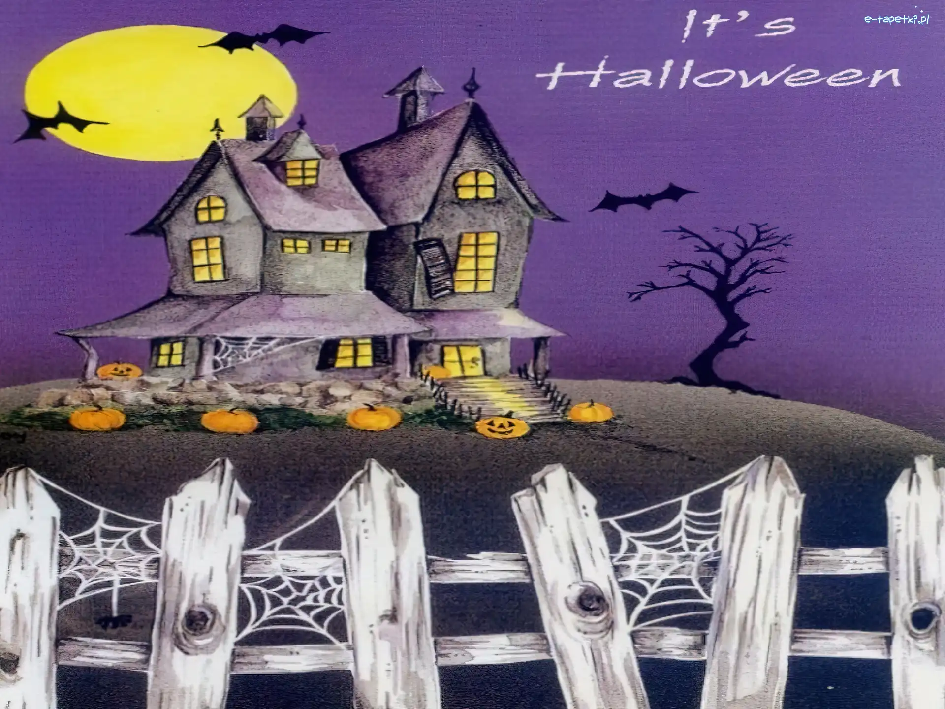 straszna chata, płot, Halloween