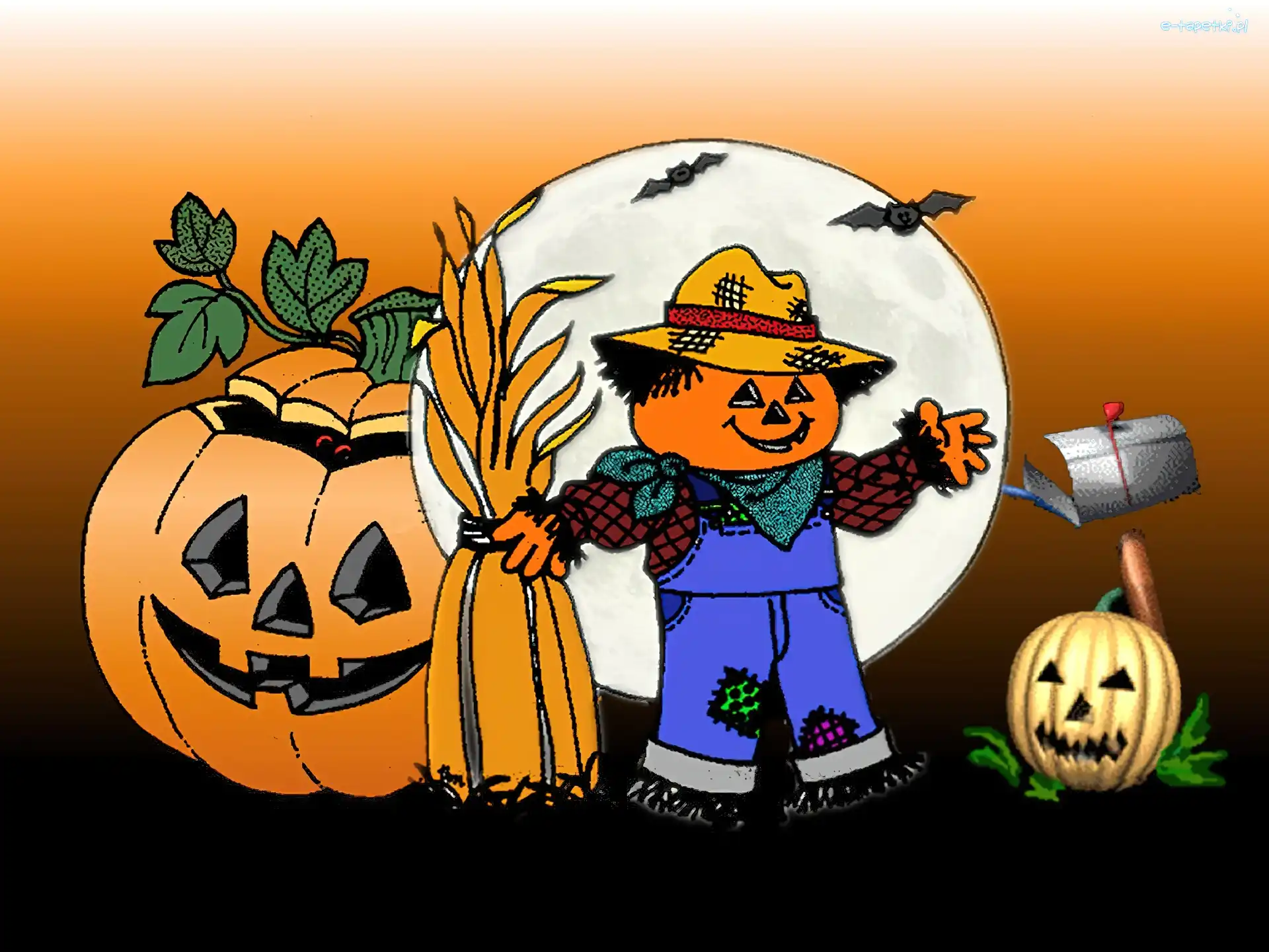 dynia, strach na wróble , Halloween