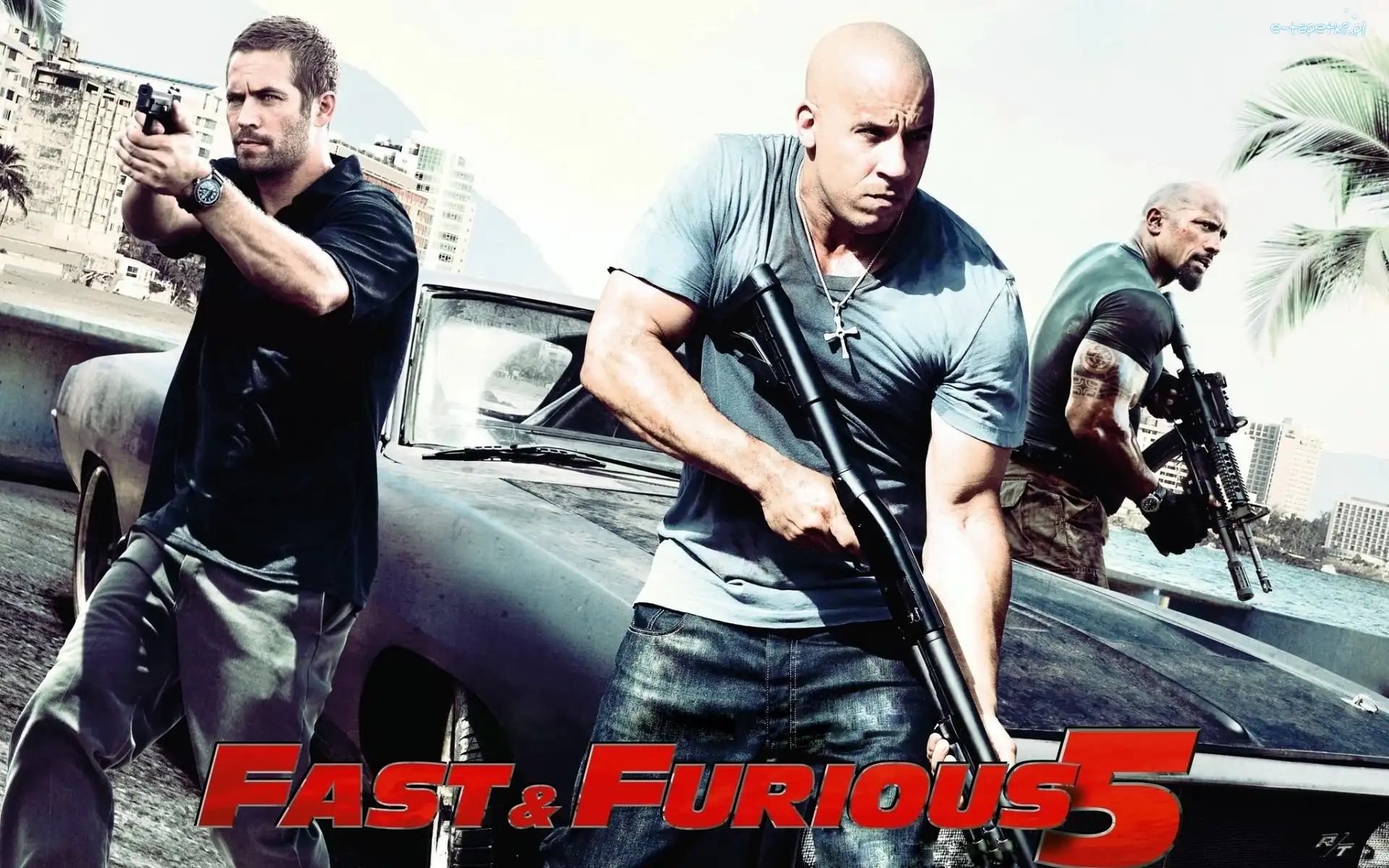 Paul Walker, Strzelanina, Broń, Vin Diesel