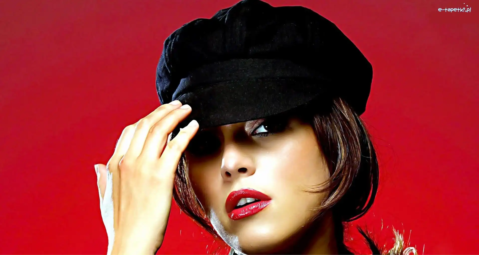 Czapka, Makijaż, Alicia Machado