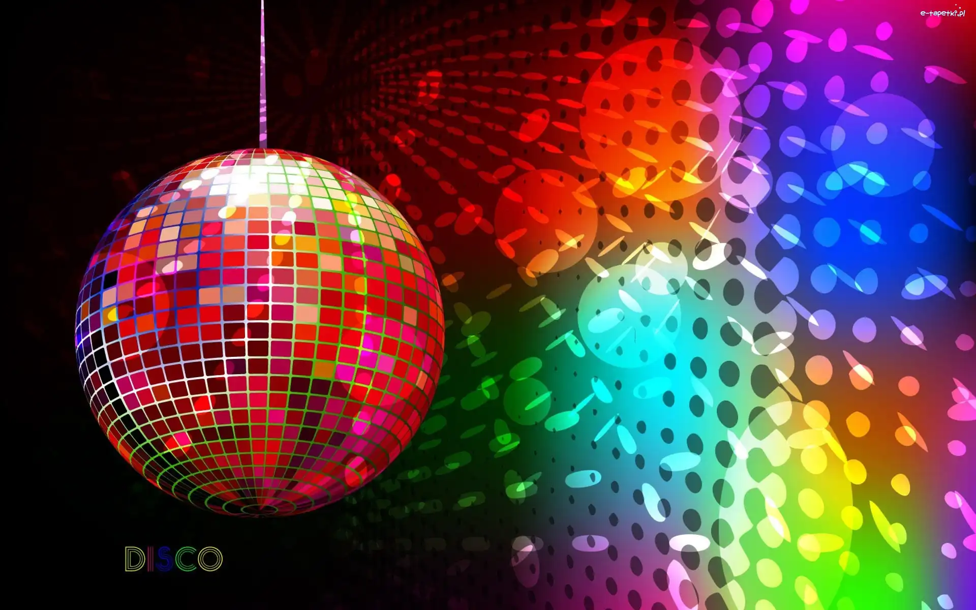 Kula, Blask, Oświetlenie, Disco
