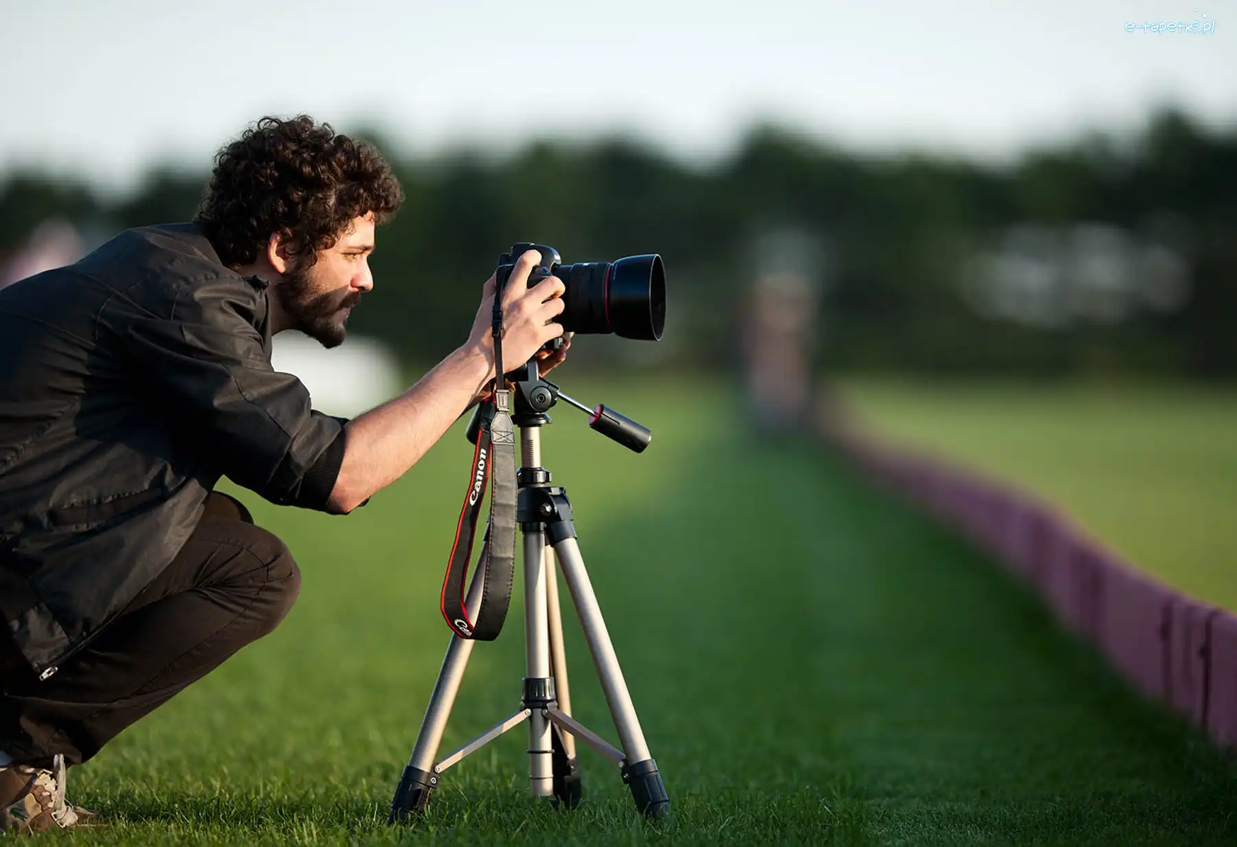 Aparat, Statyw, Fotograficzny, Fotograf