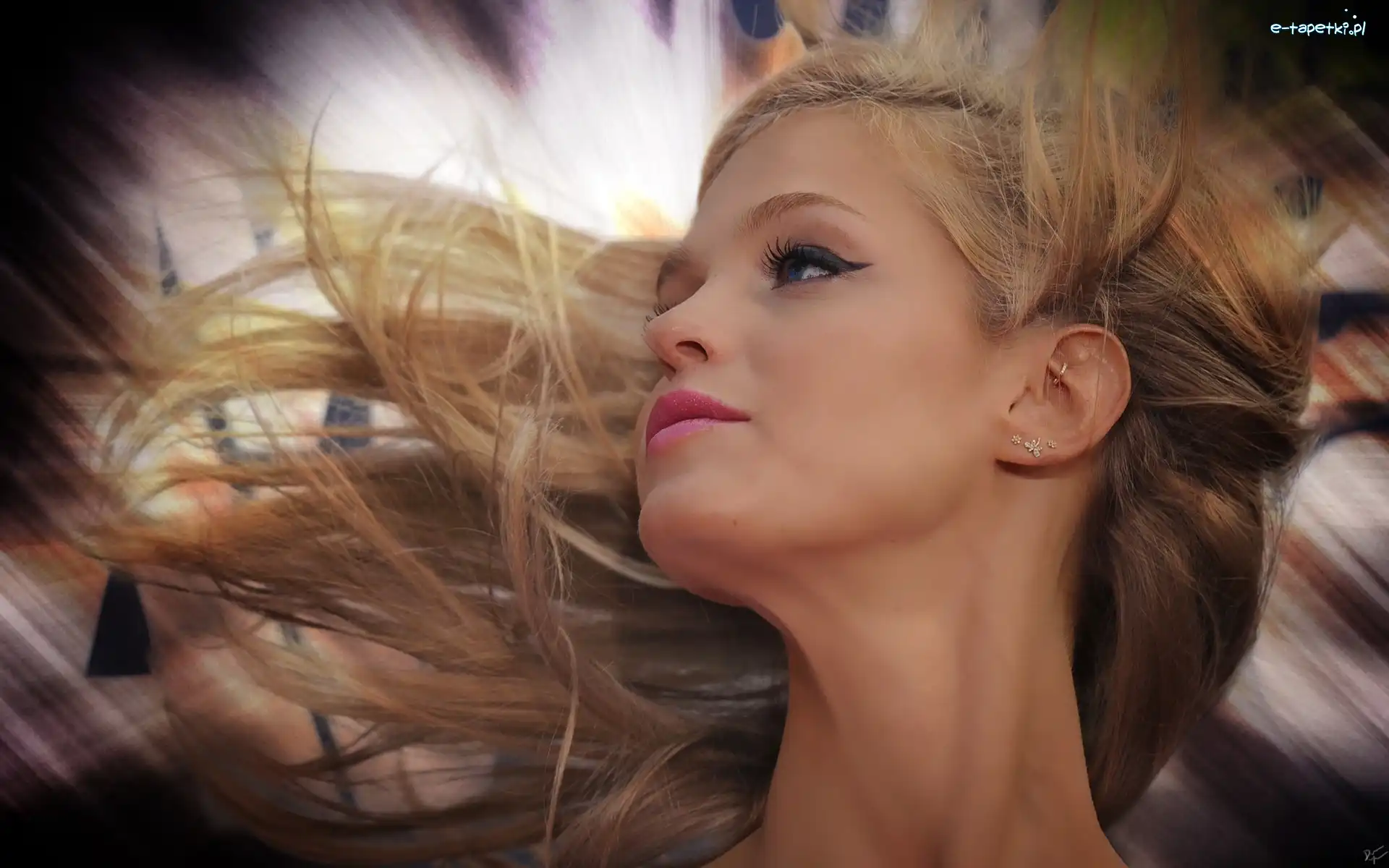 Piękne, Modelka, Włosy, Erin Heatherton