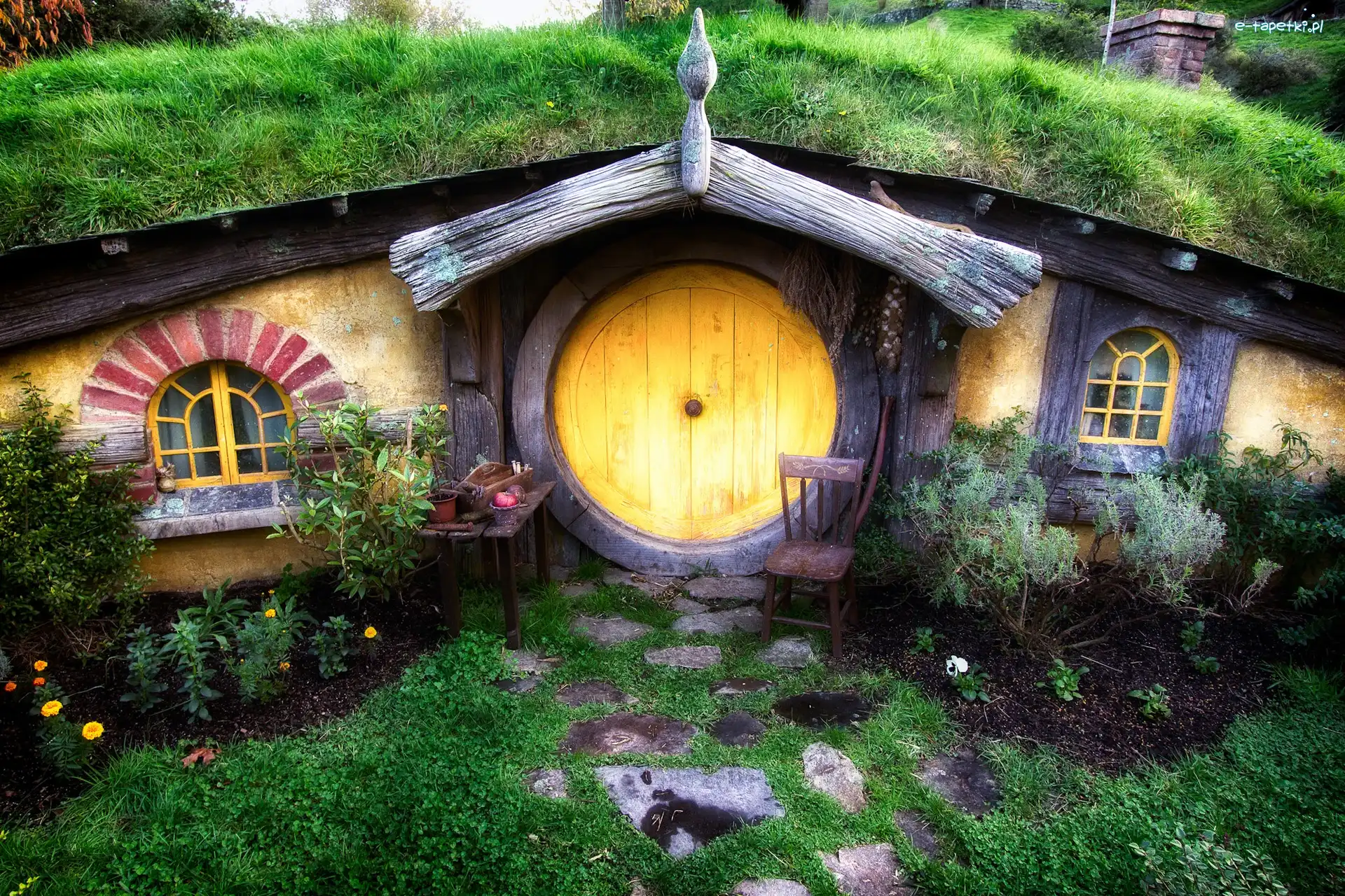 Ziemny, Ogródek, Hobbit, Domek