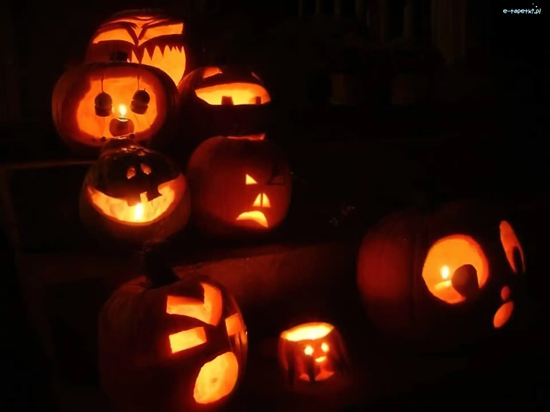 świecące dynie, Halloween