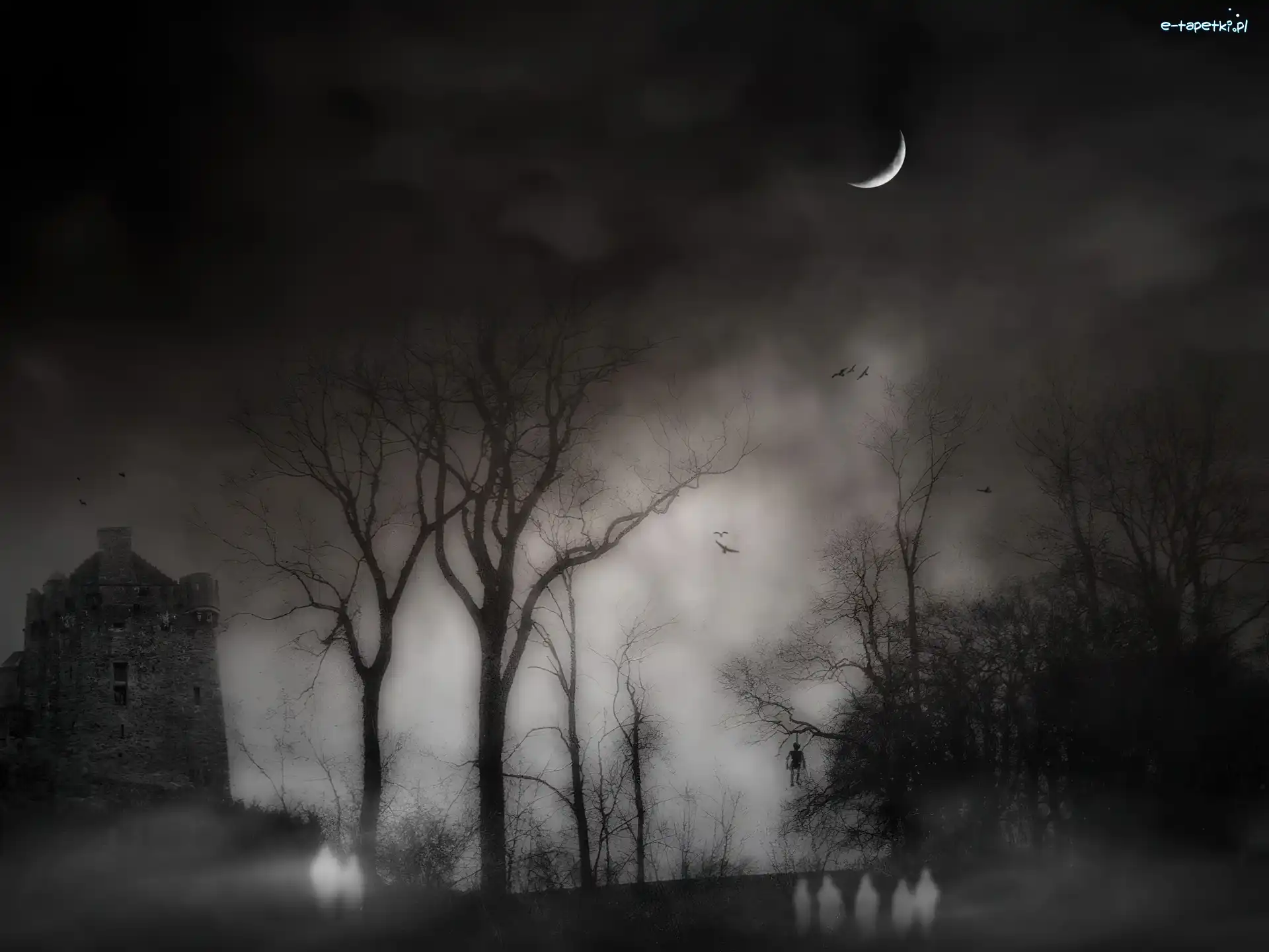 ciemna noc, Halloween