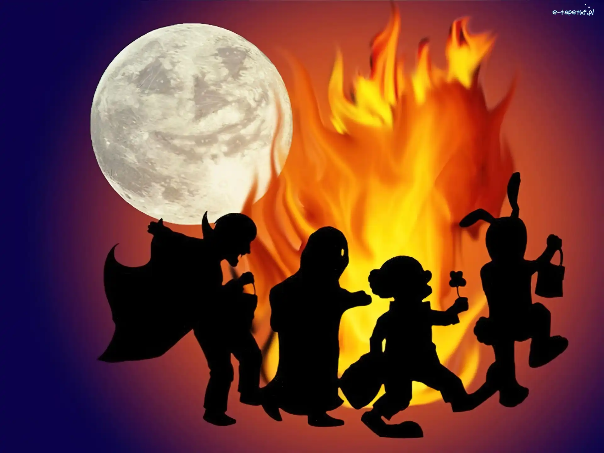 księżyc, Halloween