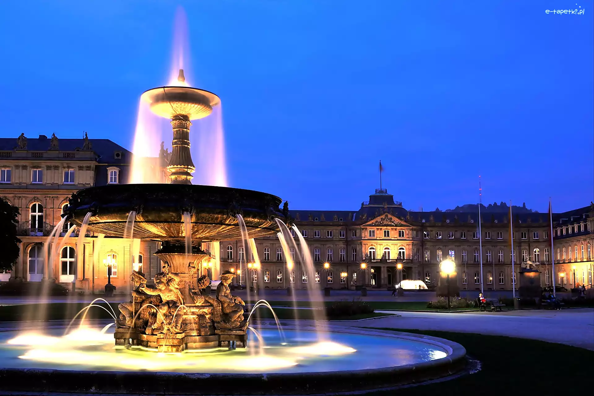 Niemcy, Stuttgart, Fontanna