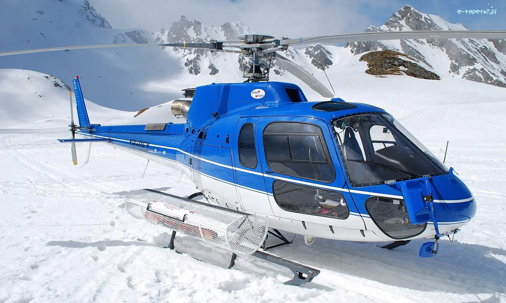 Helikopter, Śnieg, Góry