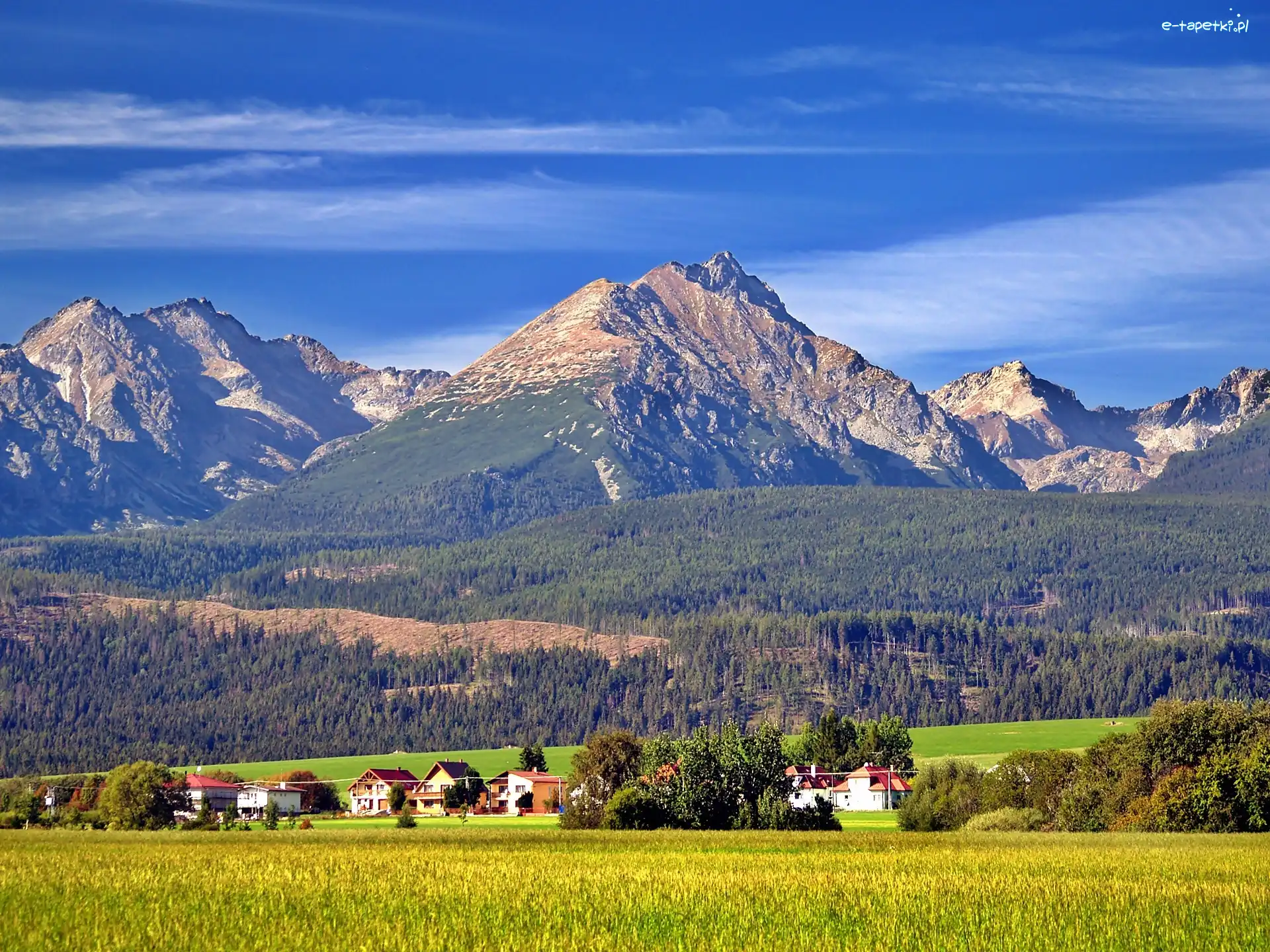 Latem, Wioska, Pola, Tatry