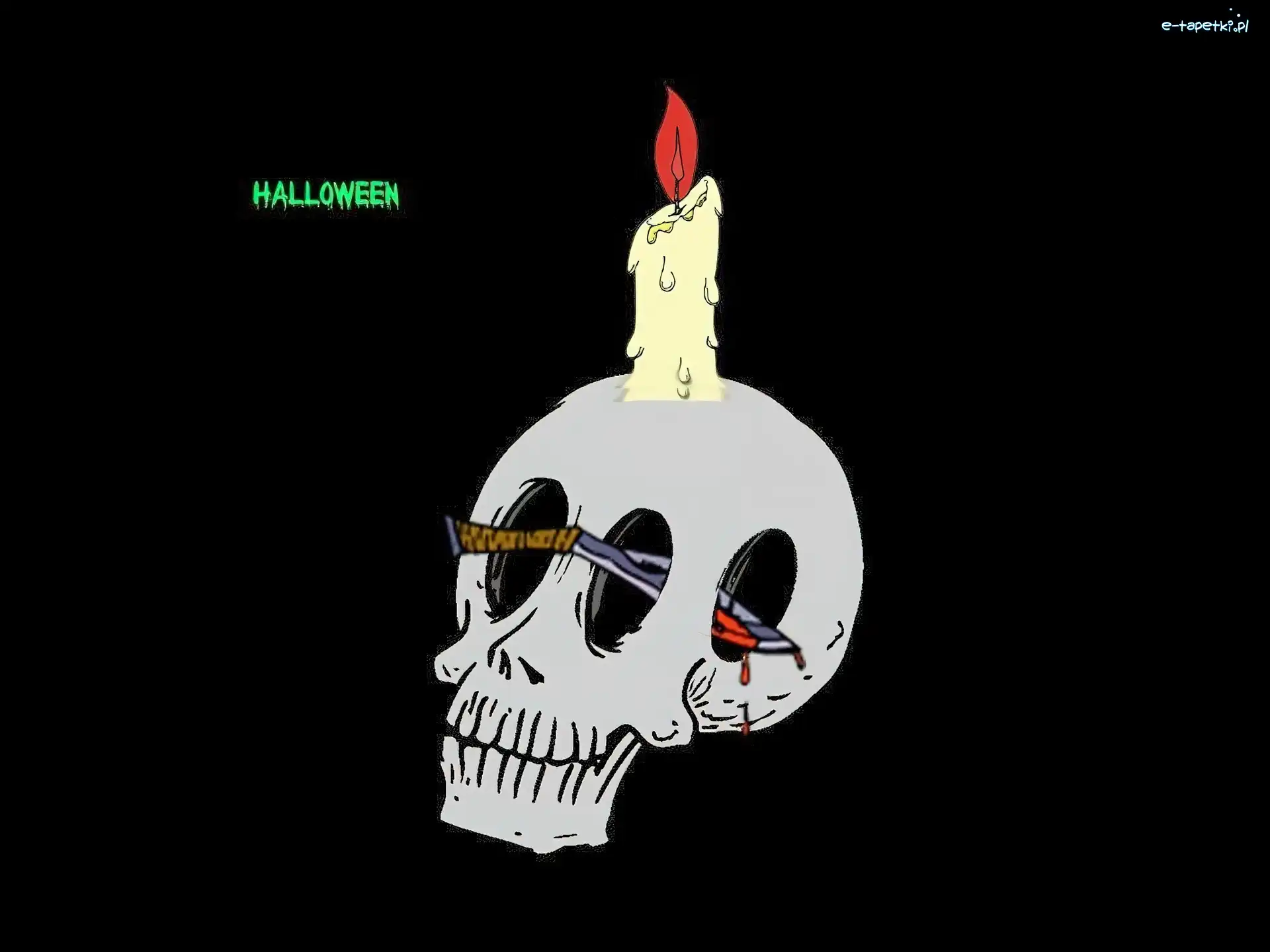 czaszka, Halloween
