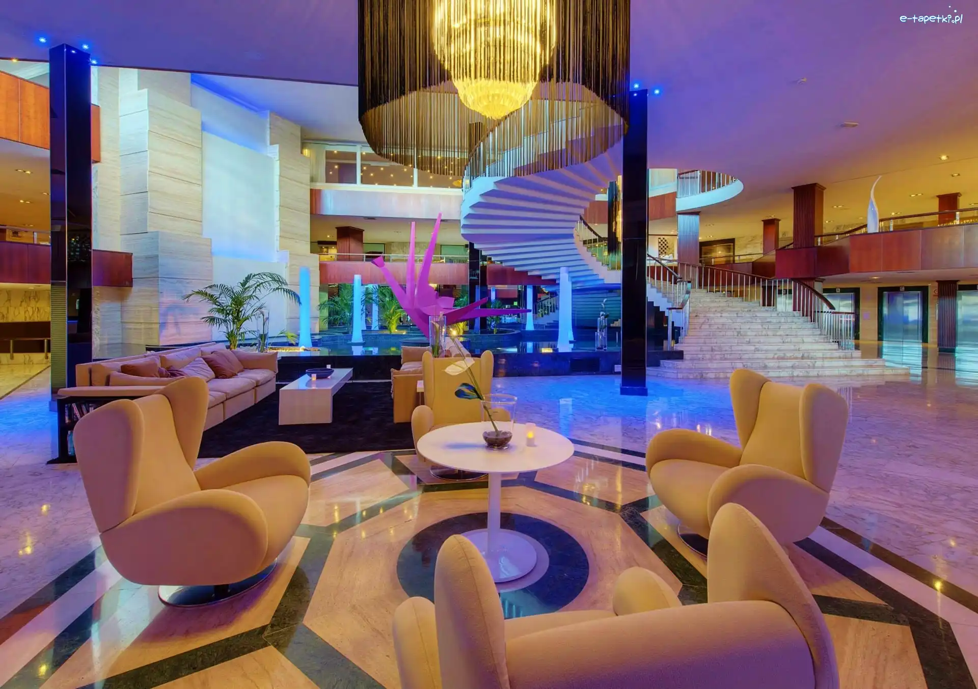 Hol, Schody, Fotele, Hotel