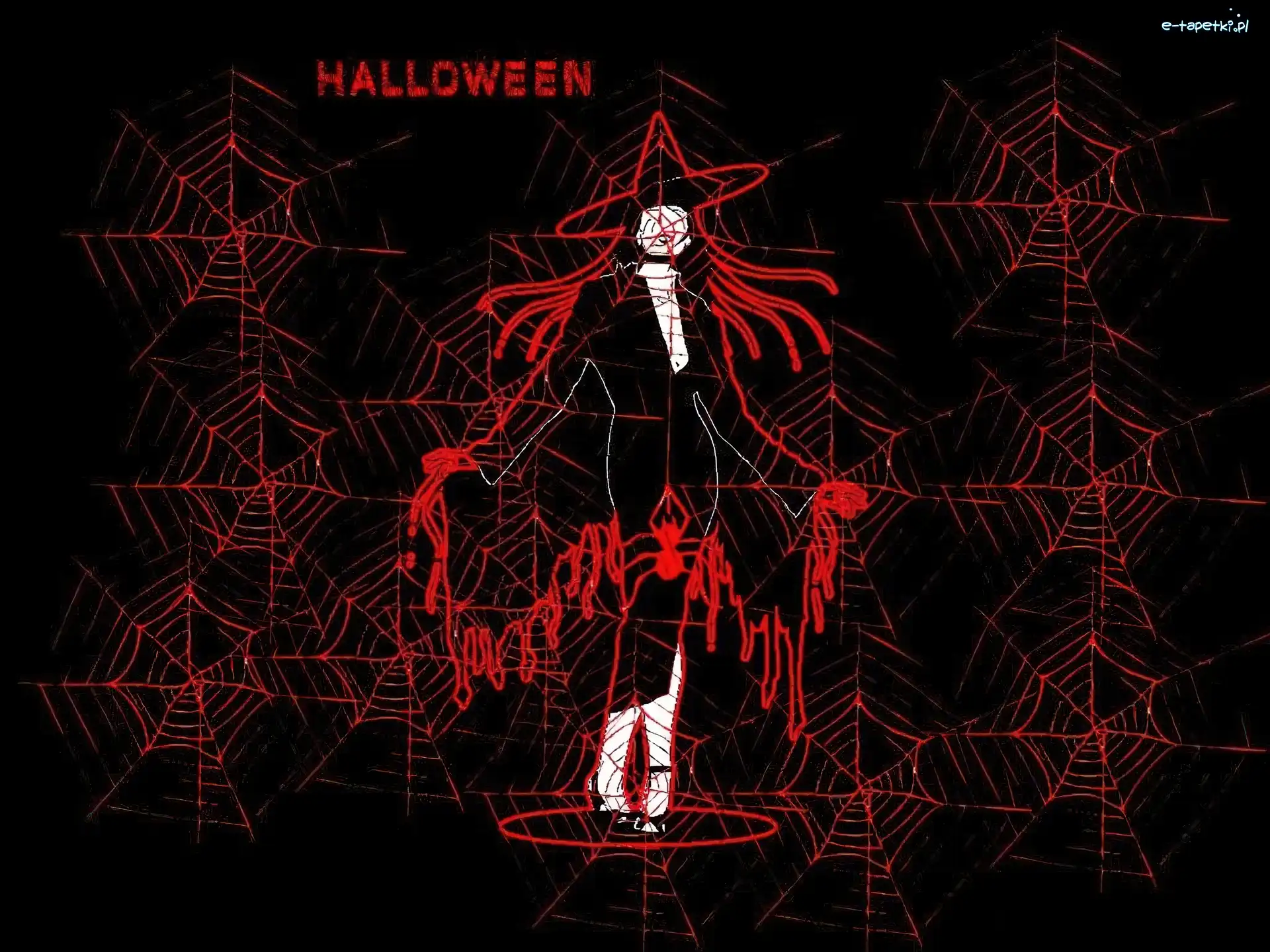 pajęczyny, Halloween