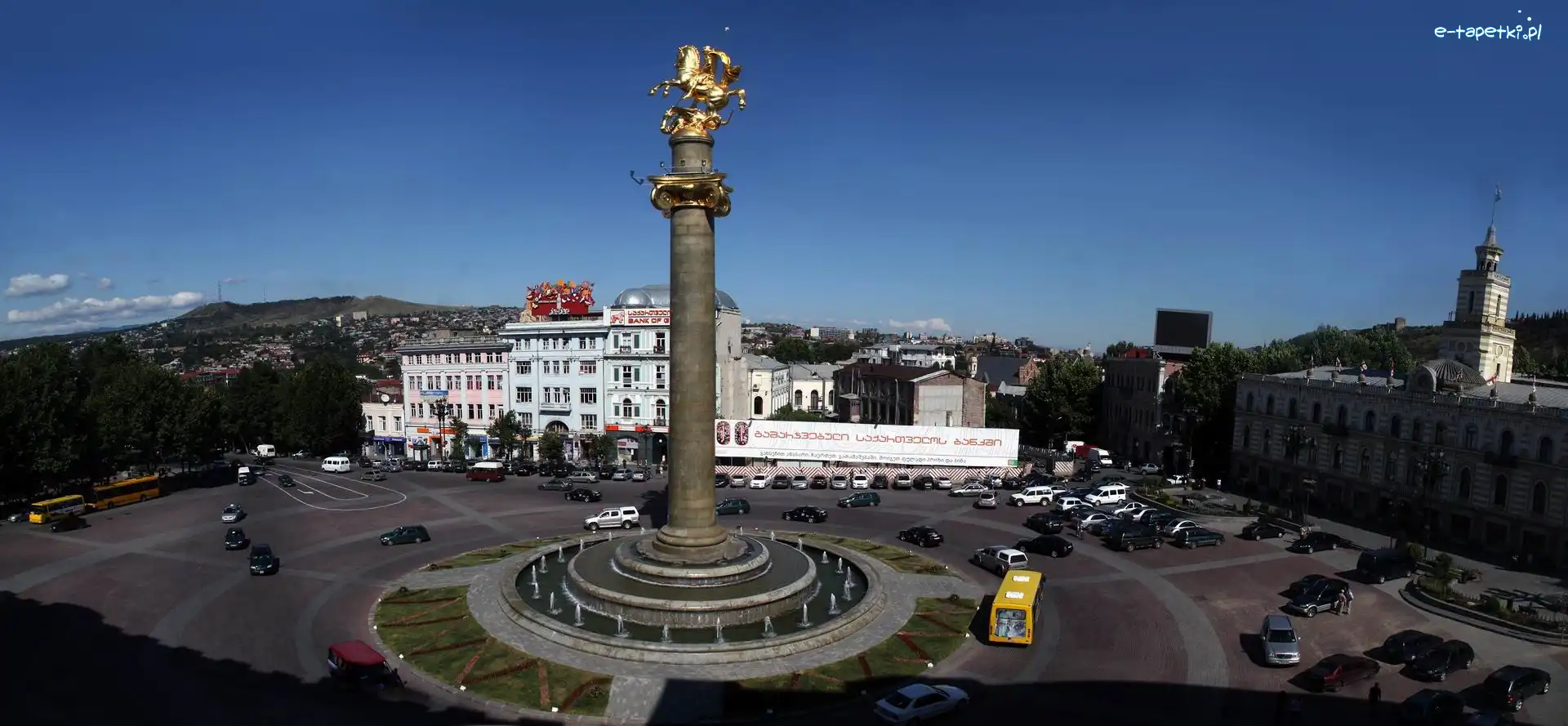 Miasto, Ulica Wolności, Tbilisi, Gruzja