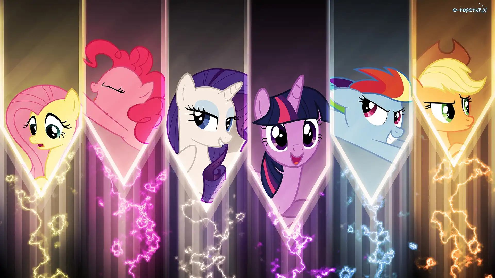 Rainbow Dash, Twilight Sparkle, Fluttershy, Rarity, My Little Pony, Applejack, Pinkie Pie