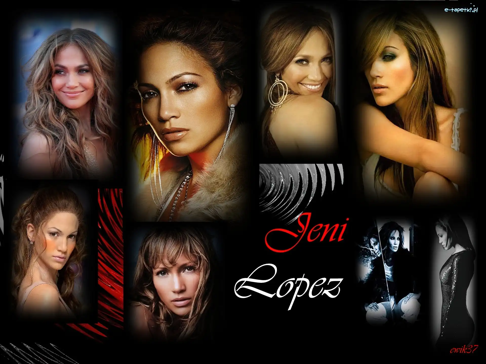 Aktorka, Grafika, Jennifer Lopez, Piosenkarka
