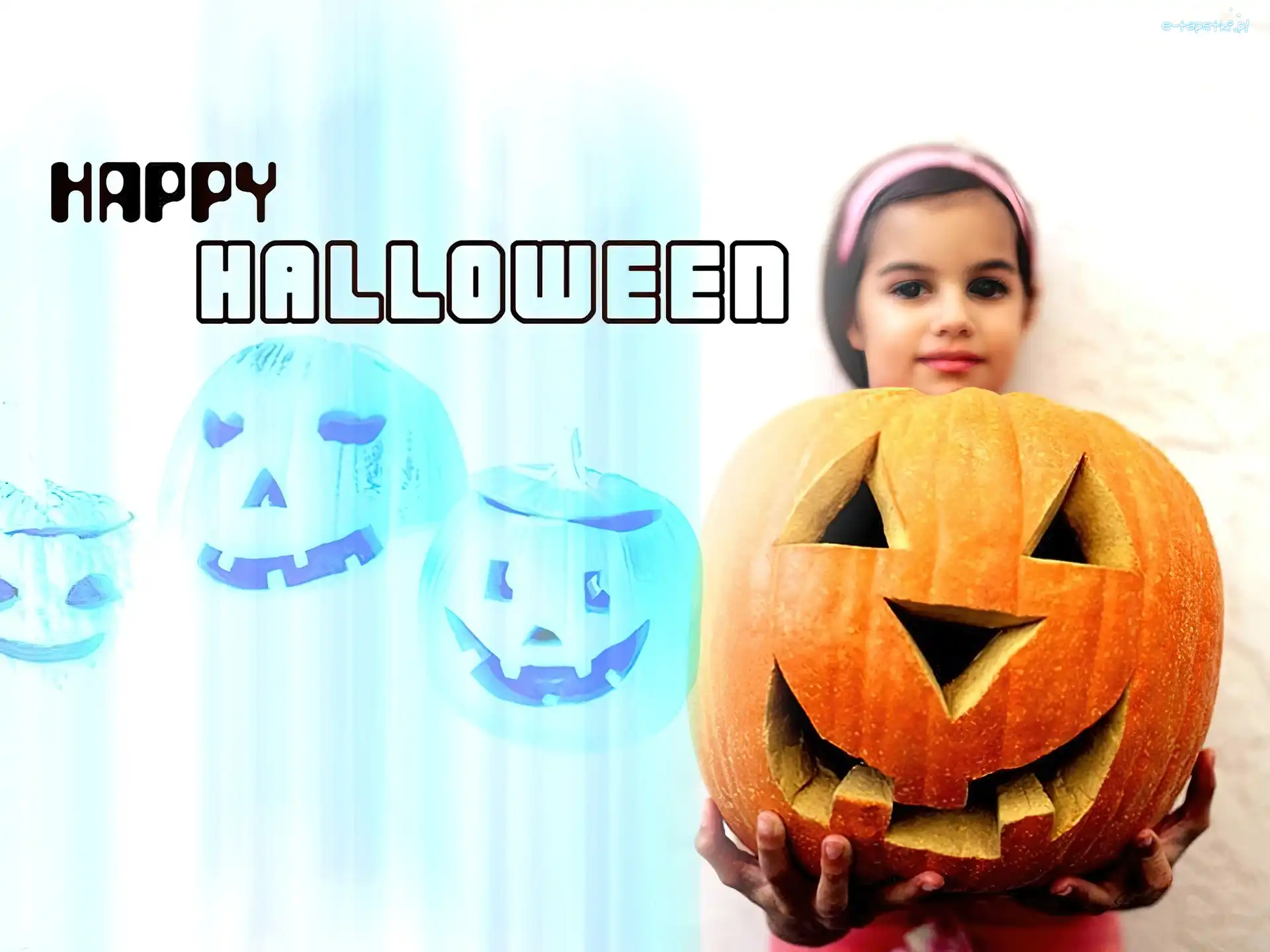 Dziecko z dynią, Halloween