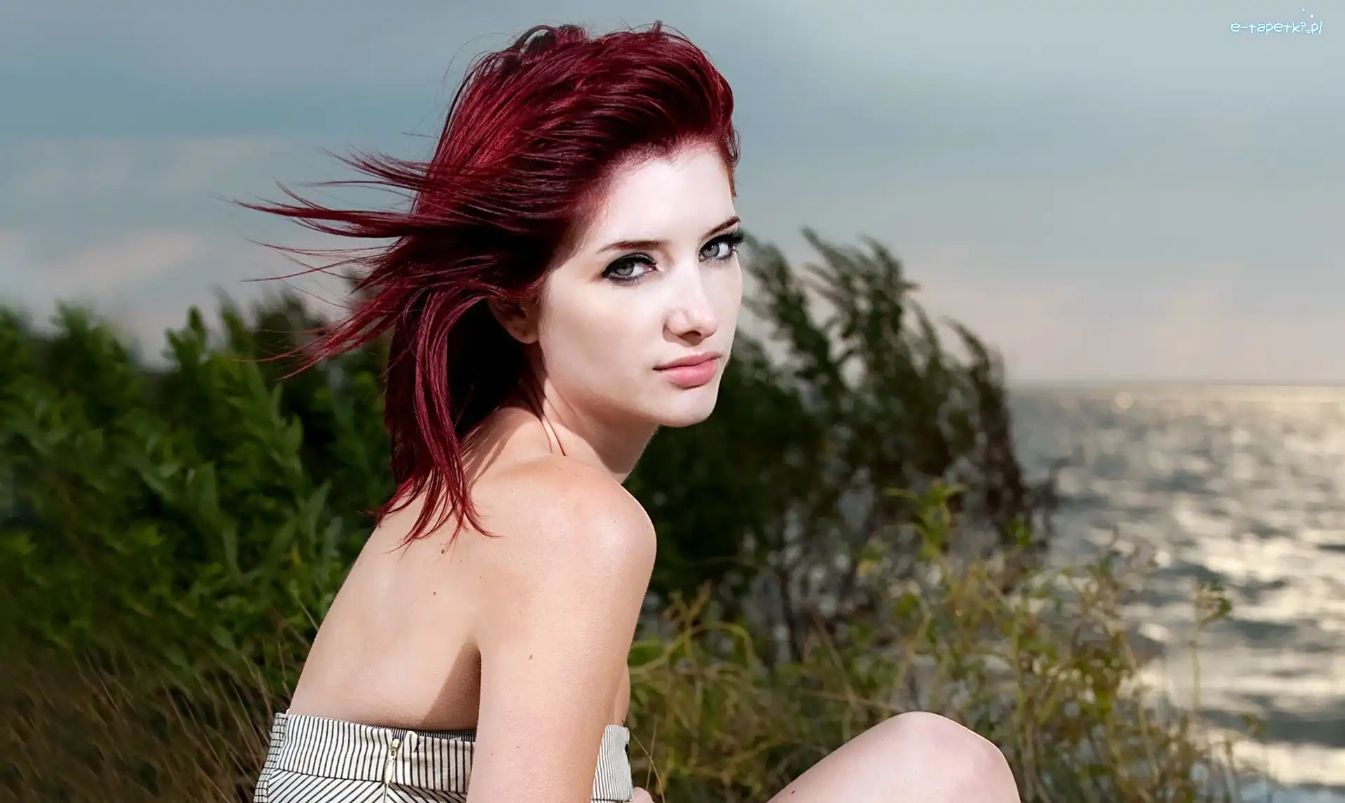 Kobieta, Susan Coffey, Rośliny, Makijaż