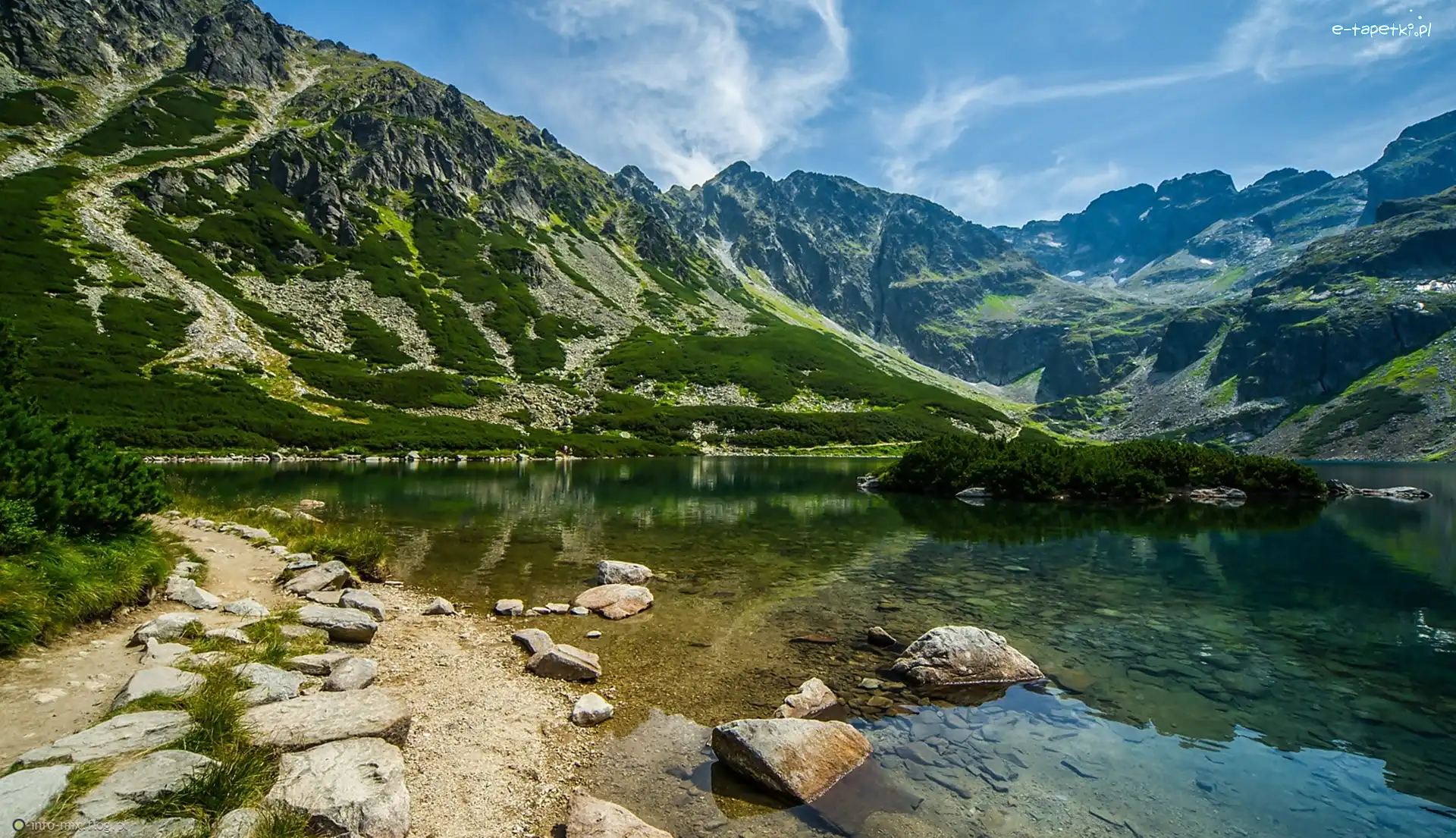 Tatry, Staw, Czarny, Głazy, Gąsienicowy