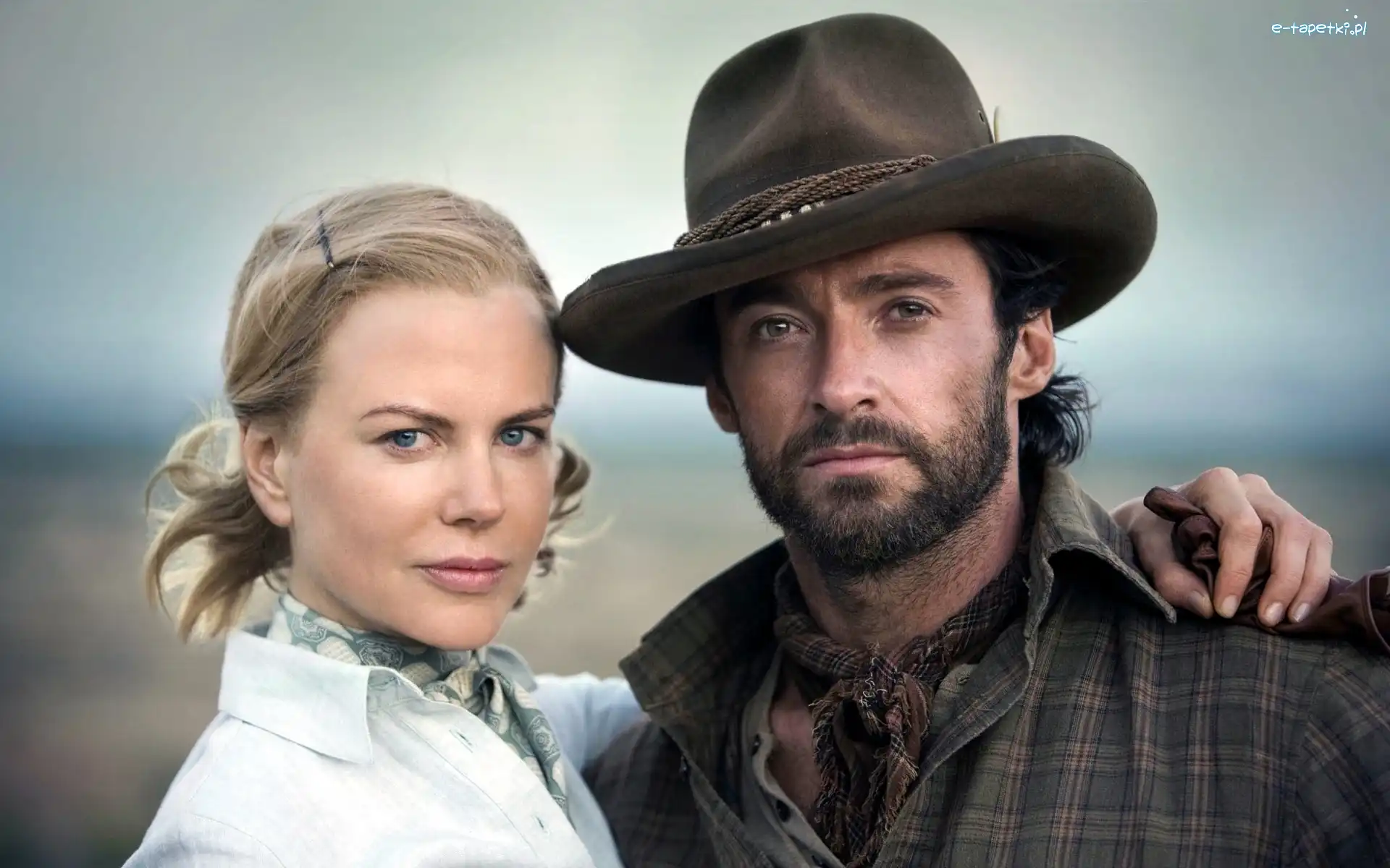 Nicole Kidman, Kapelusz, Zarost, Hugh Jackman