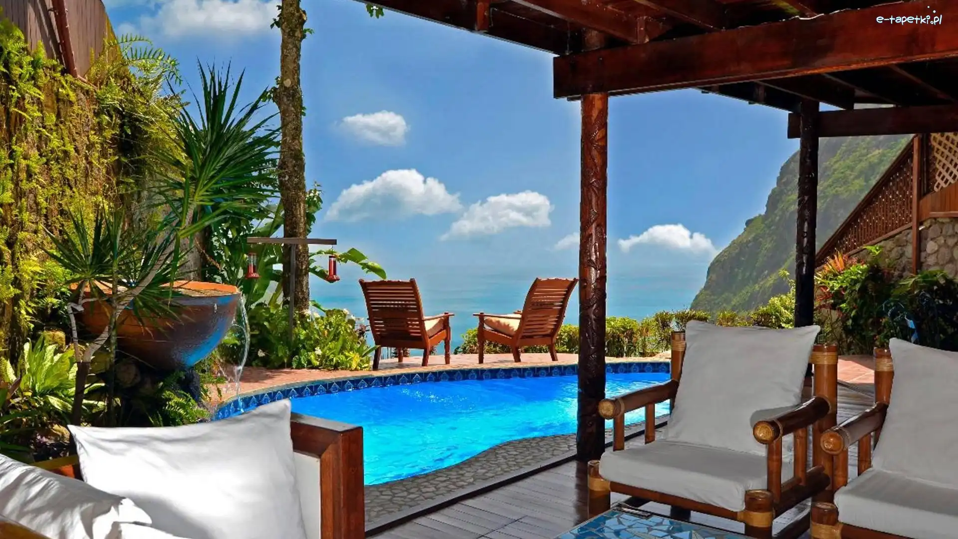Basen, Karaiby, Saint Lucia, Hotel